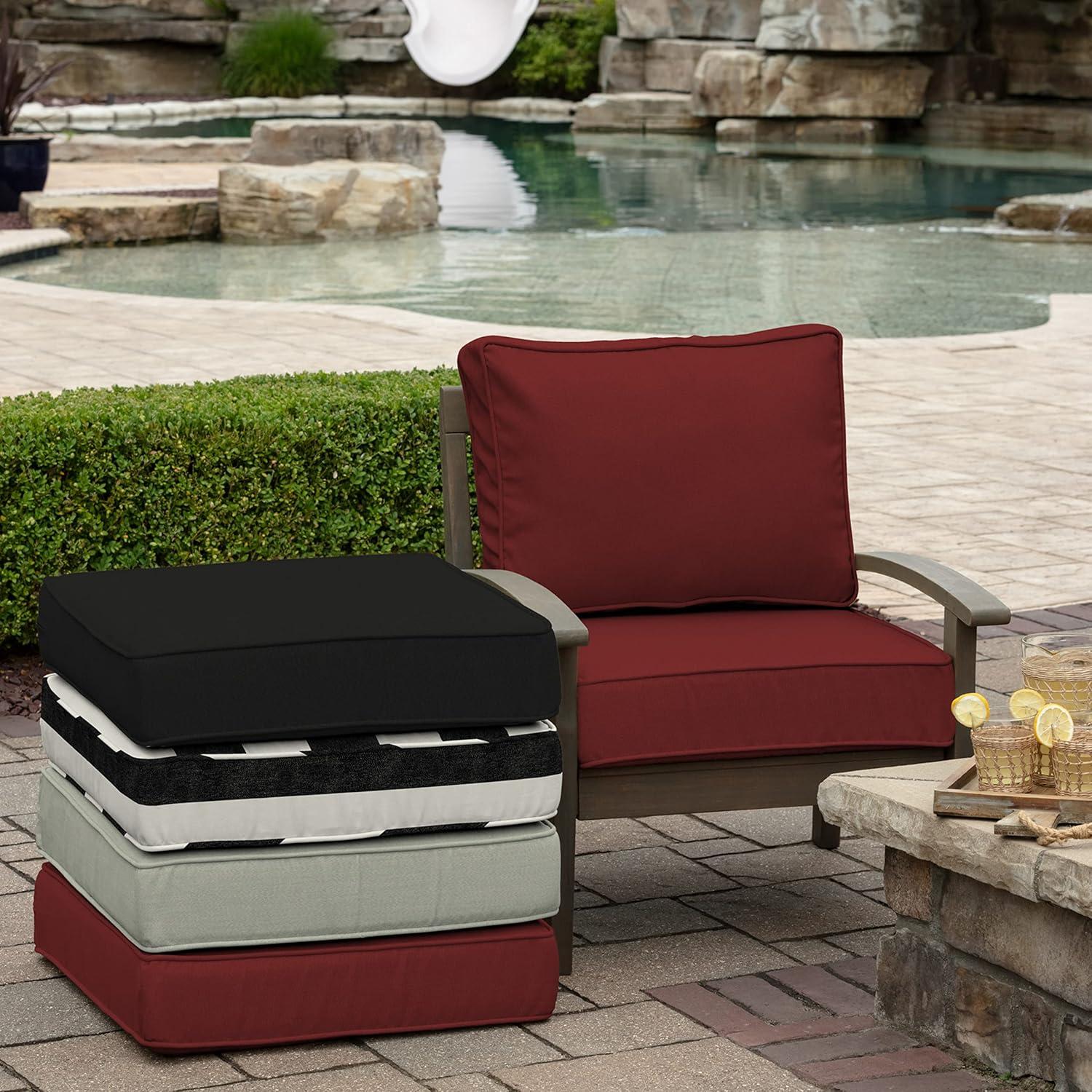 Classic Red ProFoam 41" Outdoor Deep Seat Cushion Set