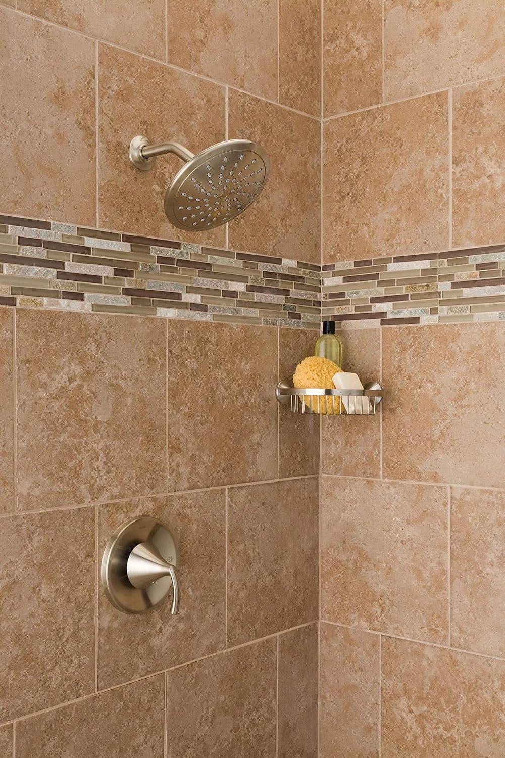 Moen Wide Round Rain Shower Head for Bathroom with 2 GPM High-Pressure Rainfall Spray