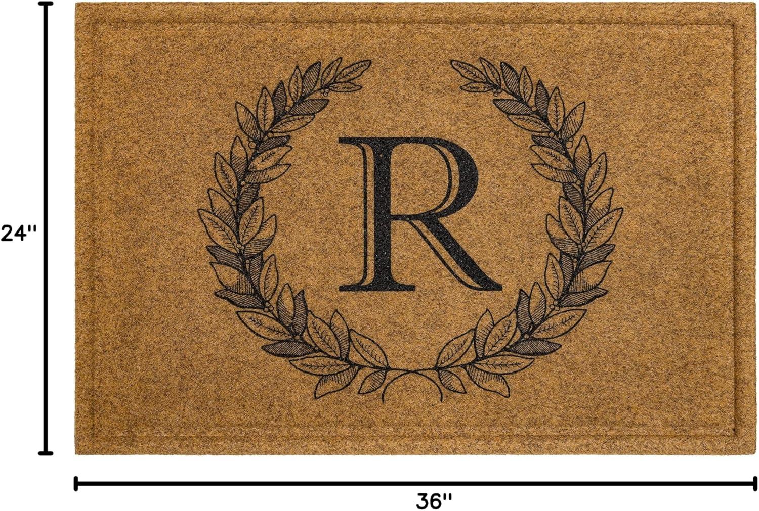 Mohawk Novelty Brown Polyester Outdoor Doormat, 2' x 3'