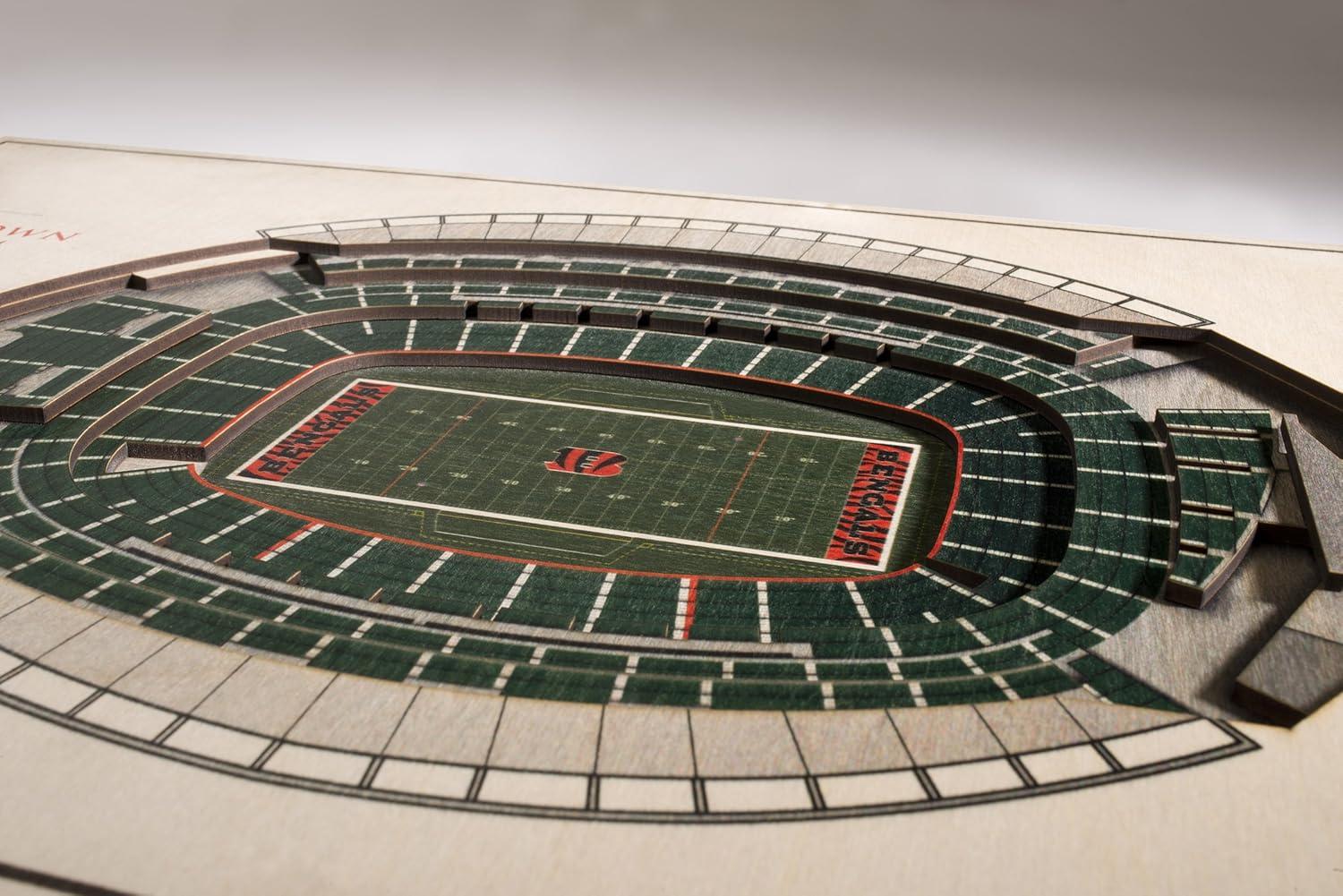YouTheFan NFL 5-Layer Stadiumview Wall Art