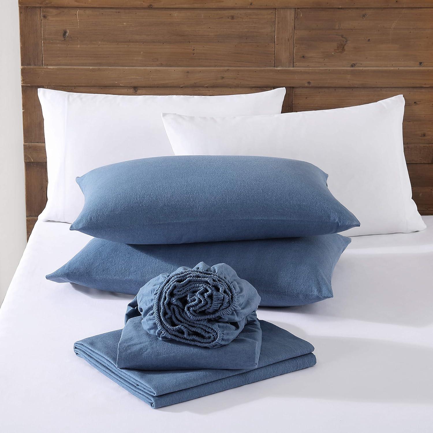 Eddie Bauer Eddie Bauer Solid Cotton Flannel Sheet Sets
