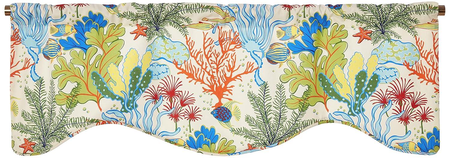 VICTOR MILL Island Breeze Shaped Valance