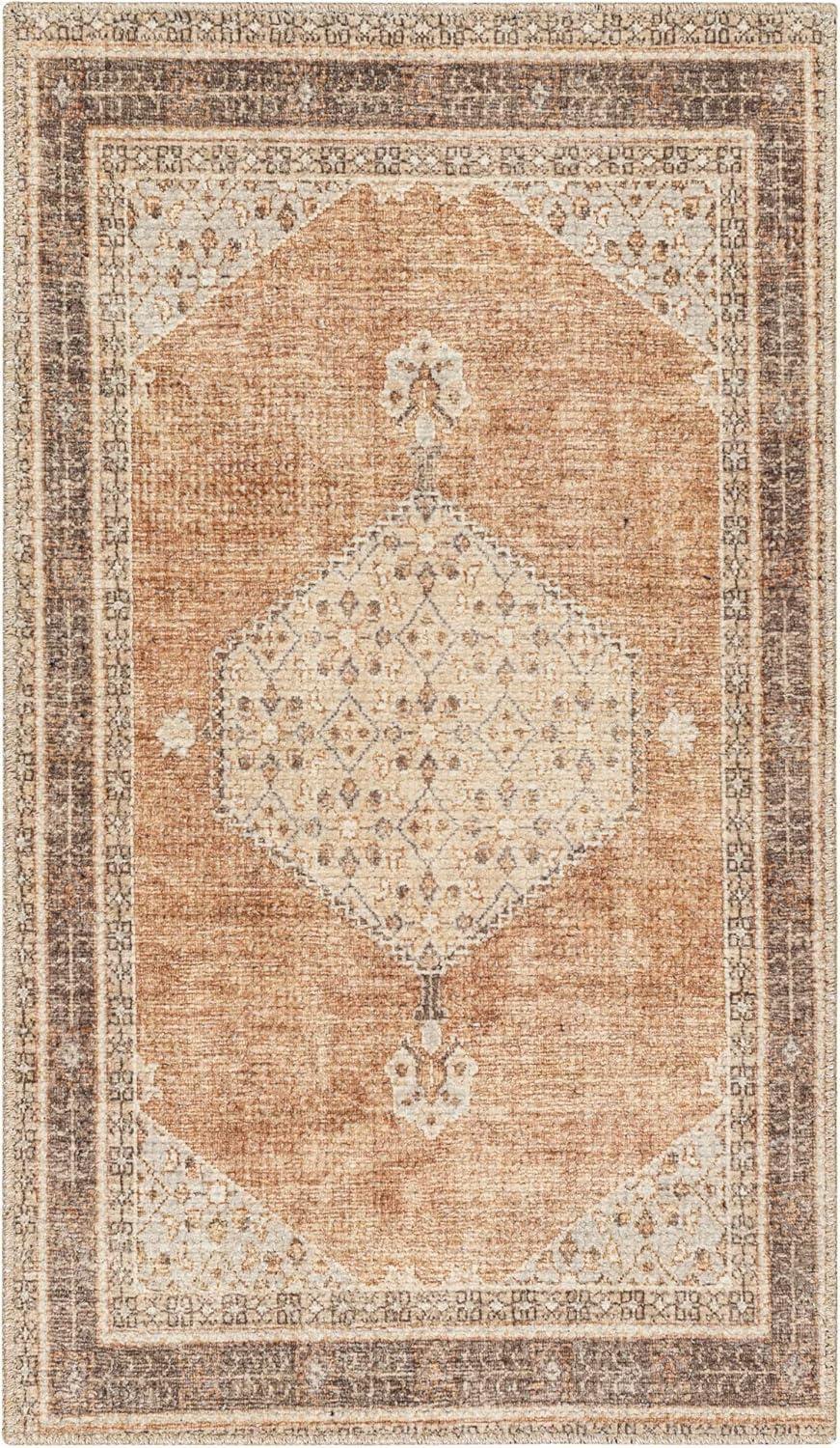 Becki Owens x Livabliss Lila Oriental Brown/Beige Area Rug