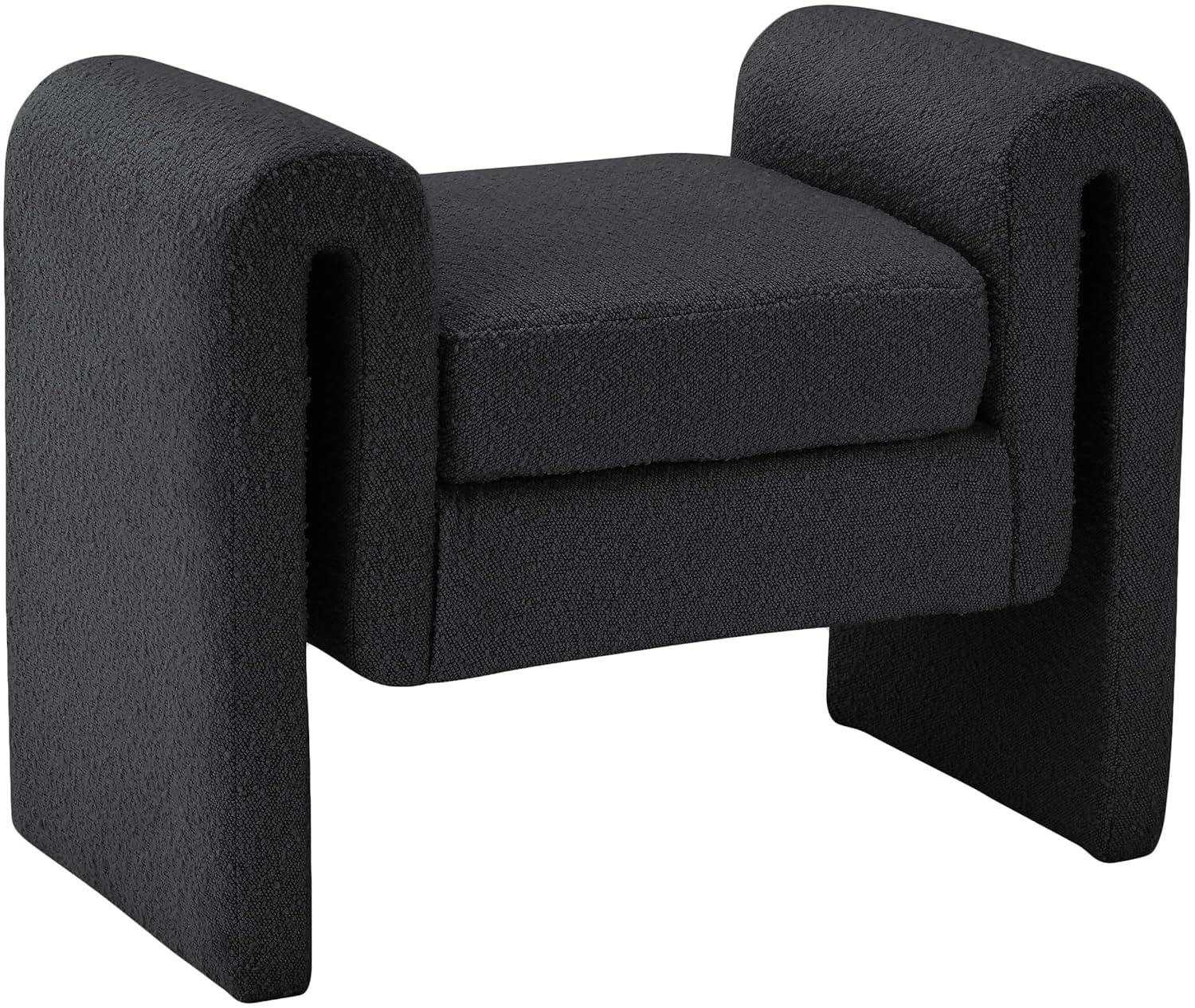 Hobel Boucle Fabric Upholstered Bench