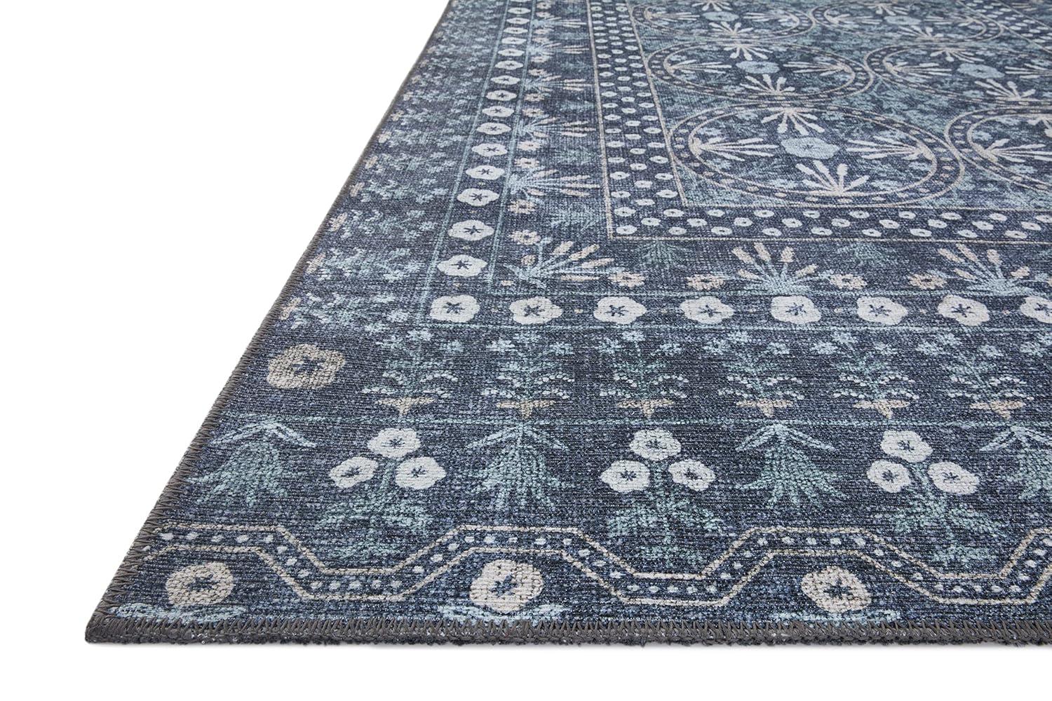 Rifle Paper Co. x Loloi Maison Rosette Blue Rug