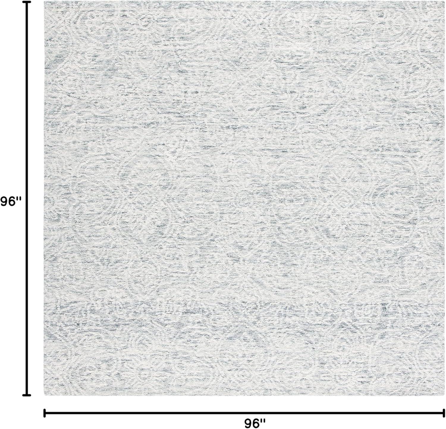 SAFAVIEH Metro Aditi Medallion Area Rug, Natural/Ivory, 8' x 8' Square