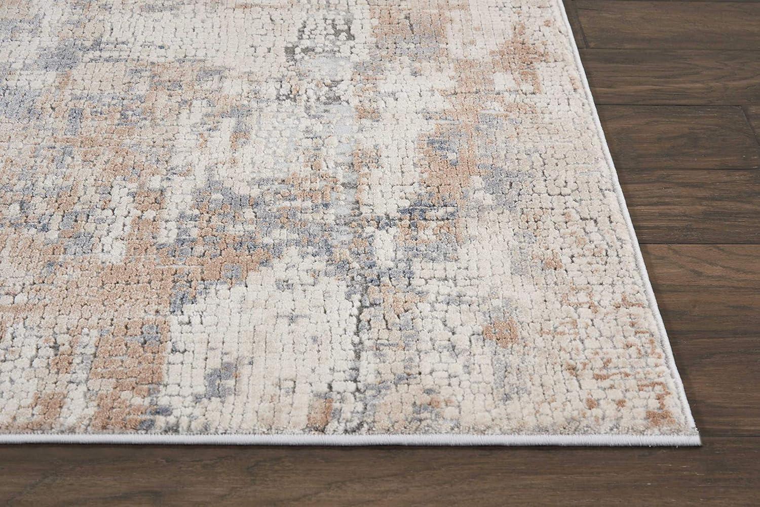Nourison Rustic Textures Contemporary Indoor Area Rug Beige/Grey 3'11" x 5'11"