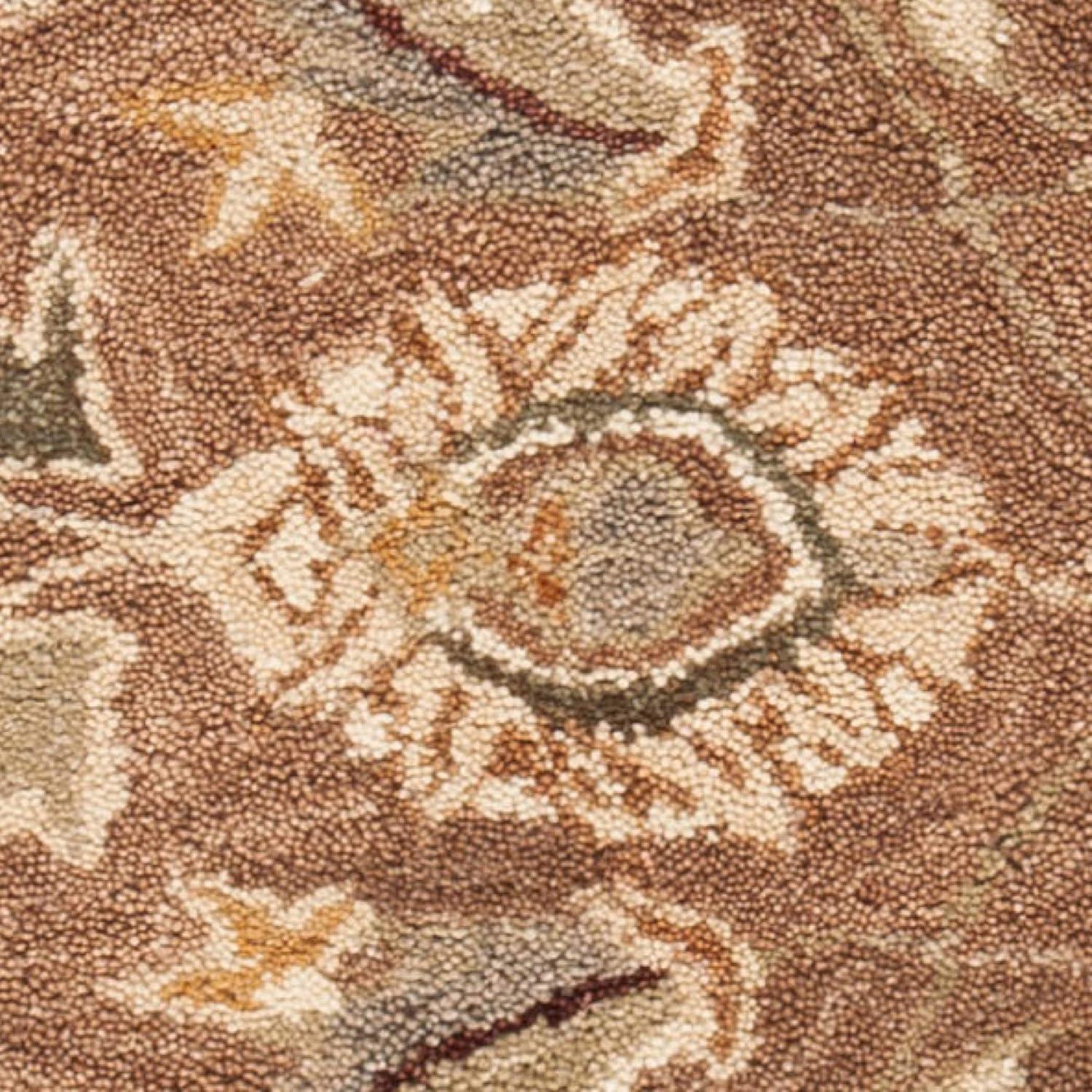 Anatolia AN549 Hand Tufted Indoor Area Rug - Brown/Blue - 9'x12' - Safavieh