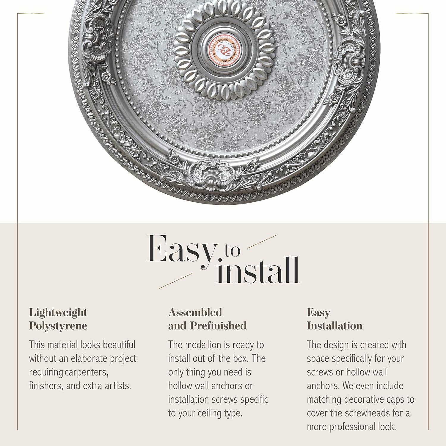 Antique Round Ceiling Medallion