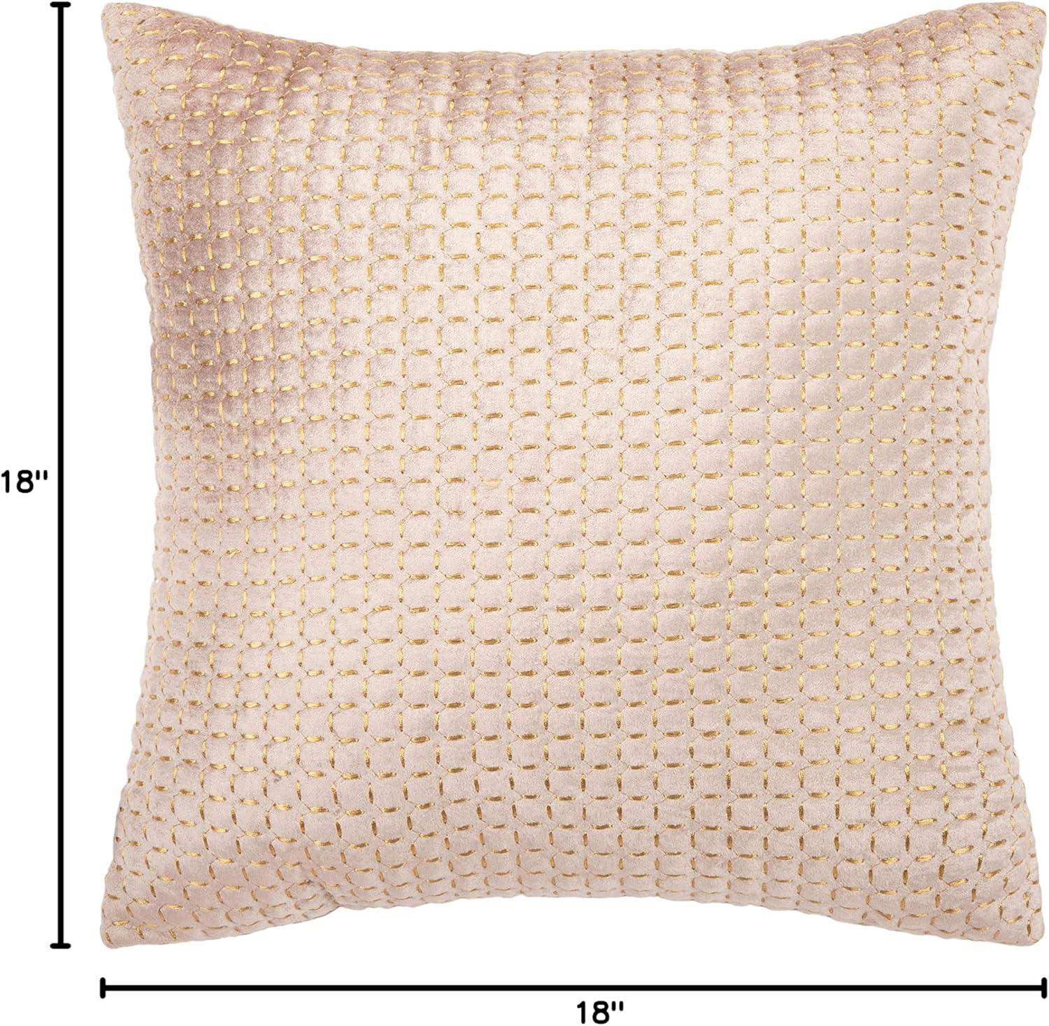 Safavieh Geometric Viscose, Cotton Reversible Throw Pillow