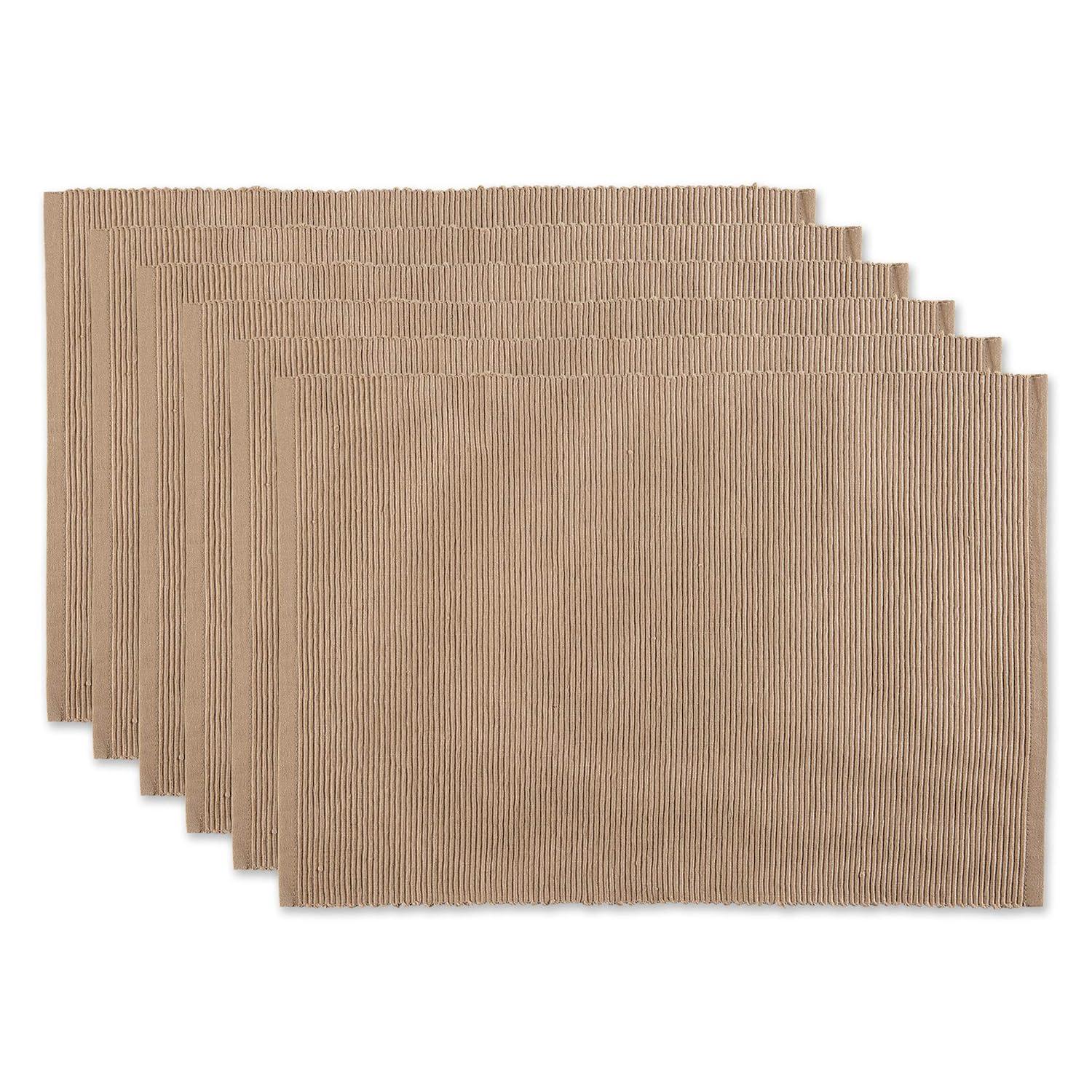 Pumpkin Spice 6 Piece Cotton Placemat Set (Set of 6)