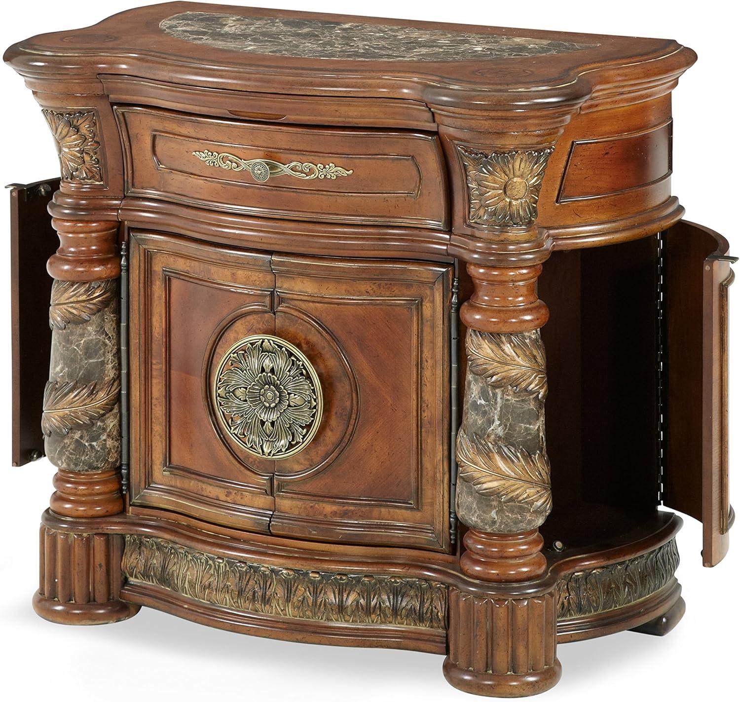 Villa Valencia Solid Wood Bedside Chest