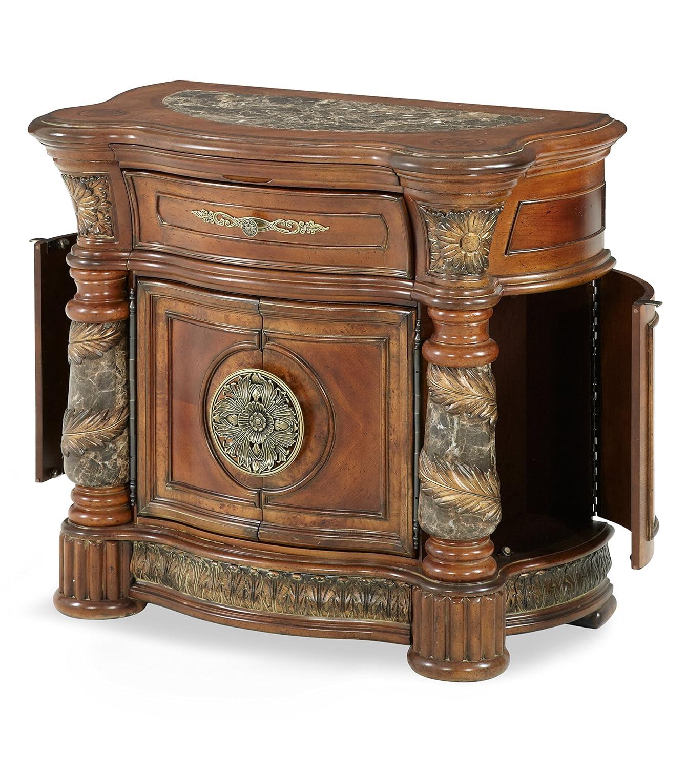 Villa Valencia Solid Wood Bedside Chest