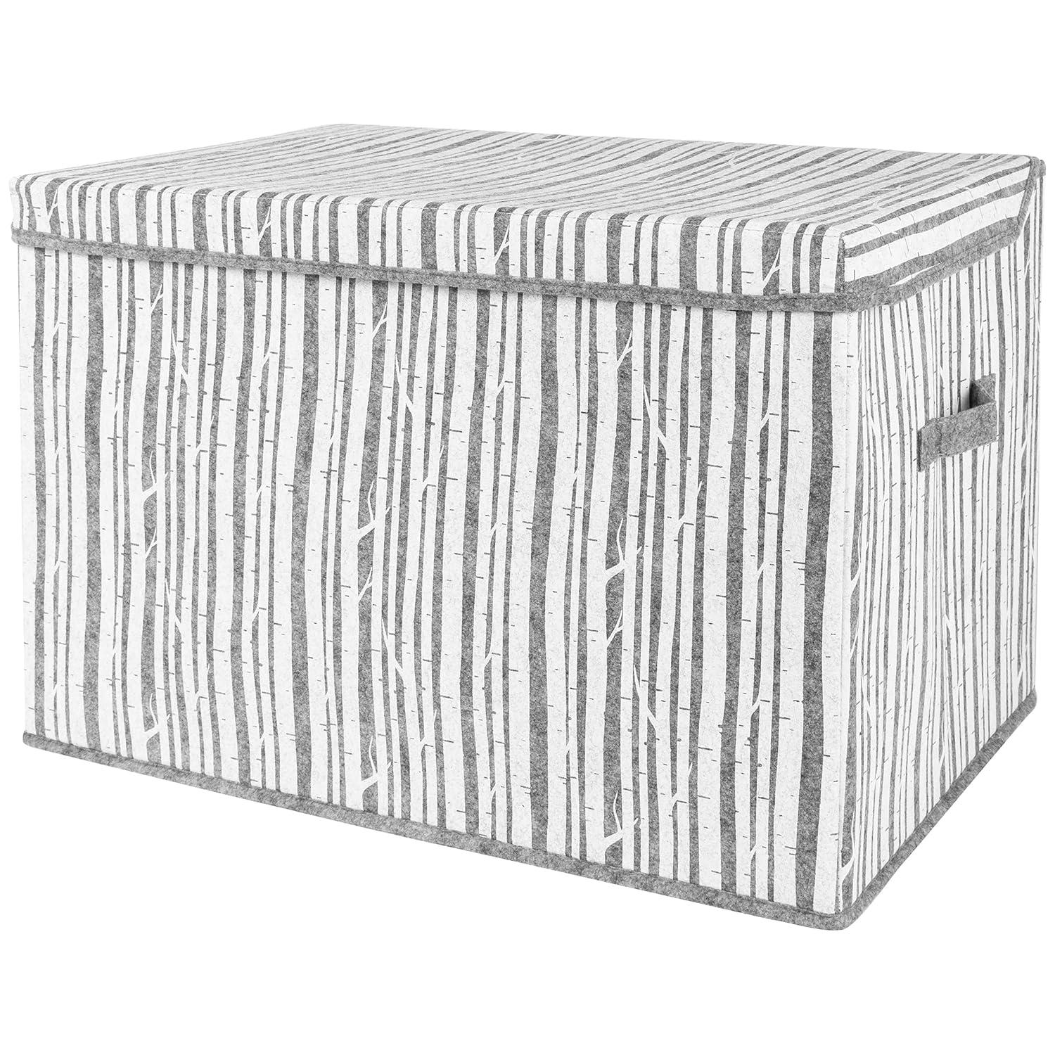 Redwood Rover Kline Birch Felt Toy Box By Redwood Rover®