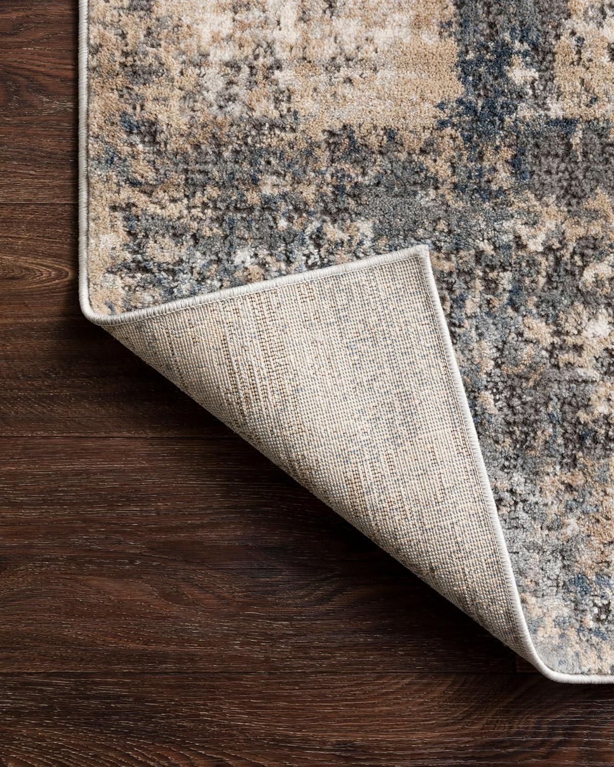 Loloi II Teagan Abstract Ivory / Mist Area Rug