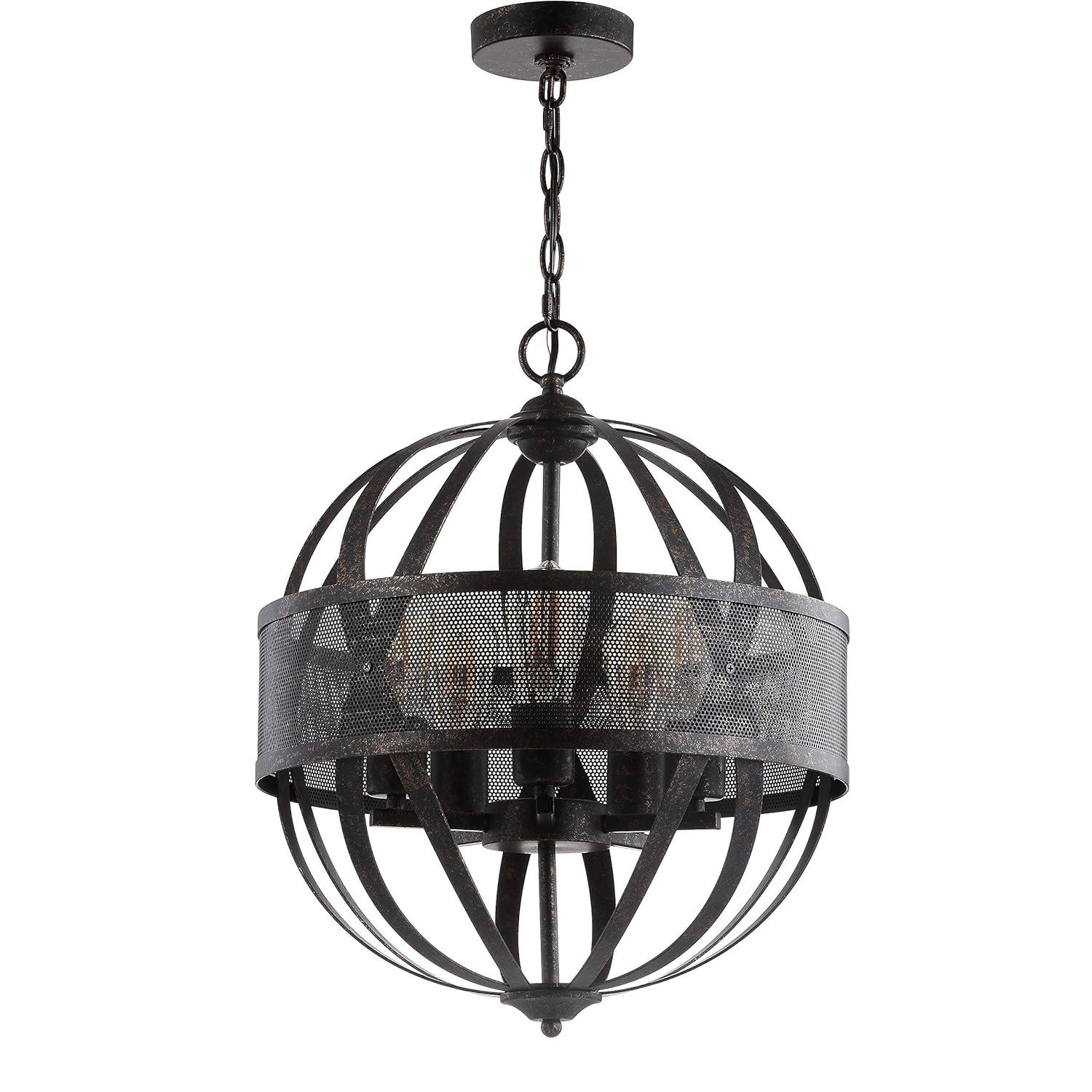 Colby 5 Light 16.75" Pendant - PND4057 - Brass - Safavieh