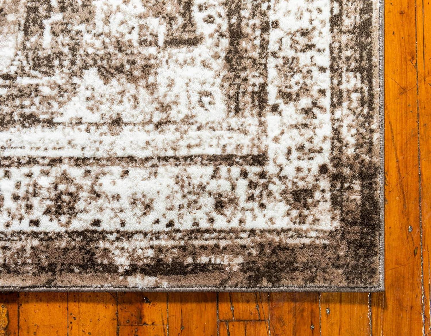 Unique Loom 7' 0 x 10' 0 Sofia Salle Garnier Light Brown Area Rug