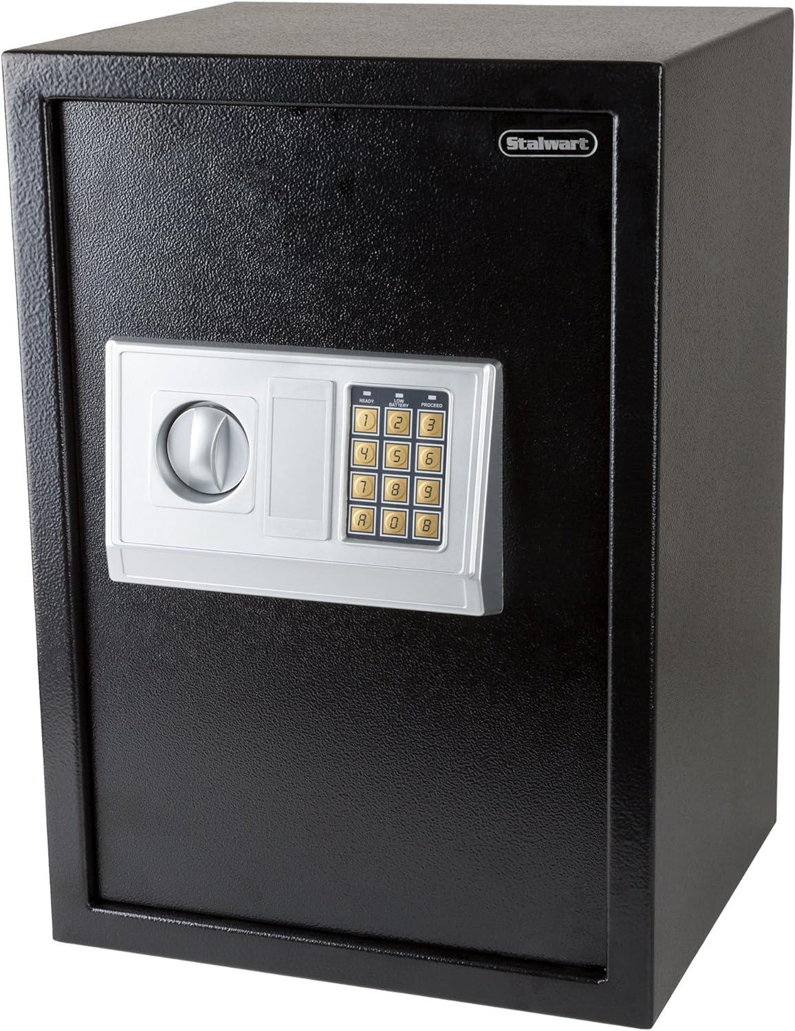 Extra Large Black Steel Digital Safe with Keypad