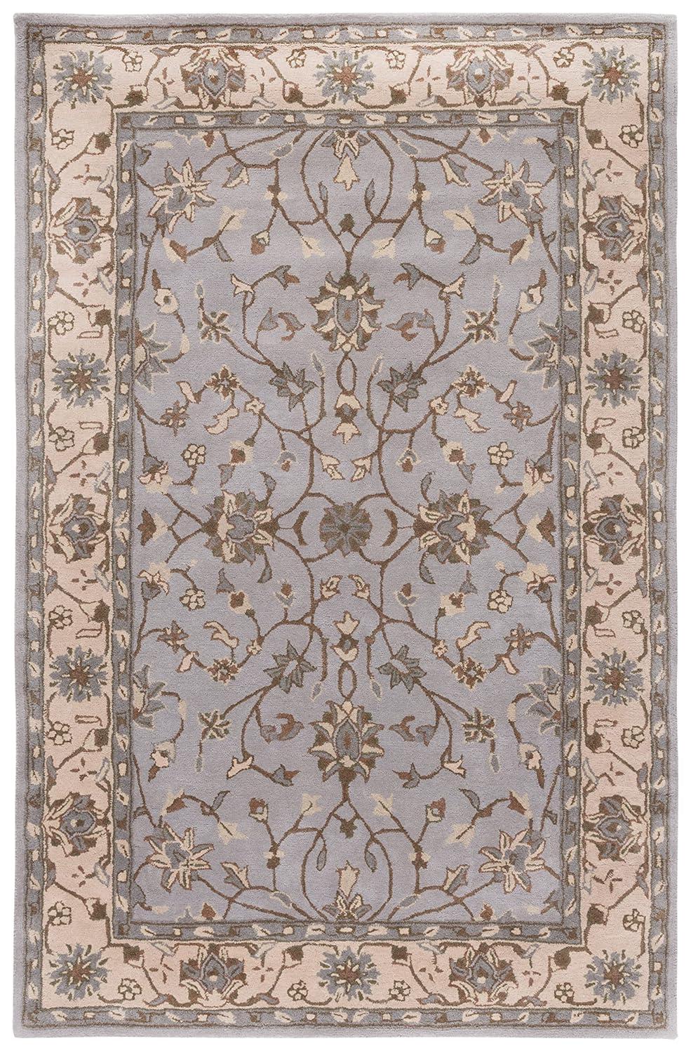 Heritage HG862 Hand Tufted Area Rug - Beige/Grey - 8'x10' - Safavieh.