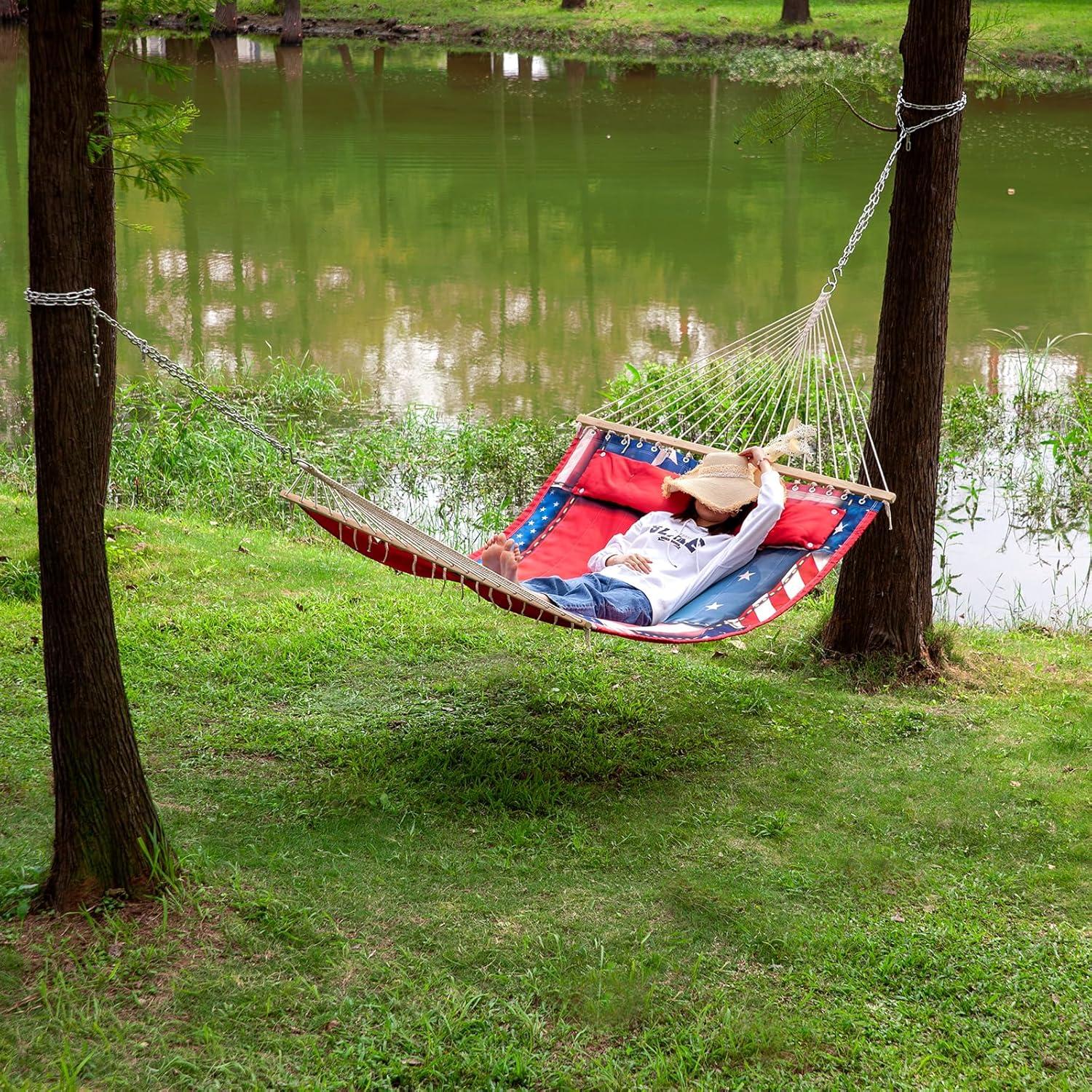 Hammock Quilted 80" X 55" - American Flag
