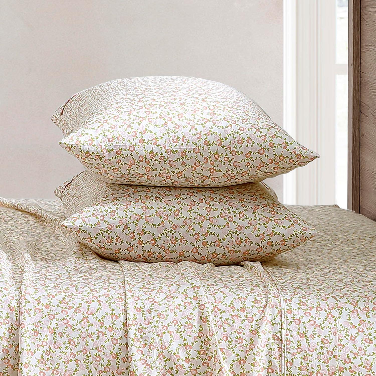 Brielle Home Printed Cotton Sateen Sheets Collection