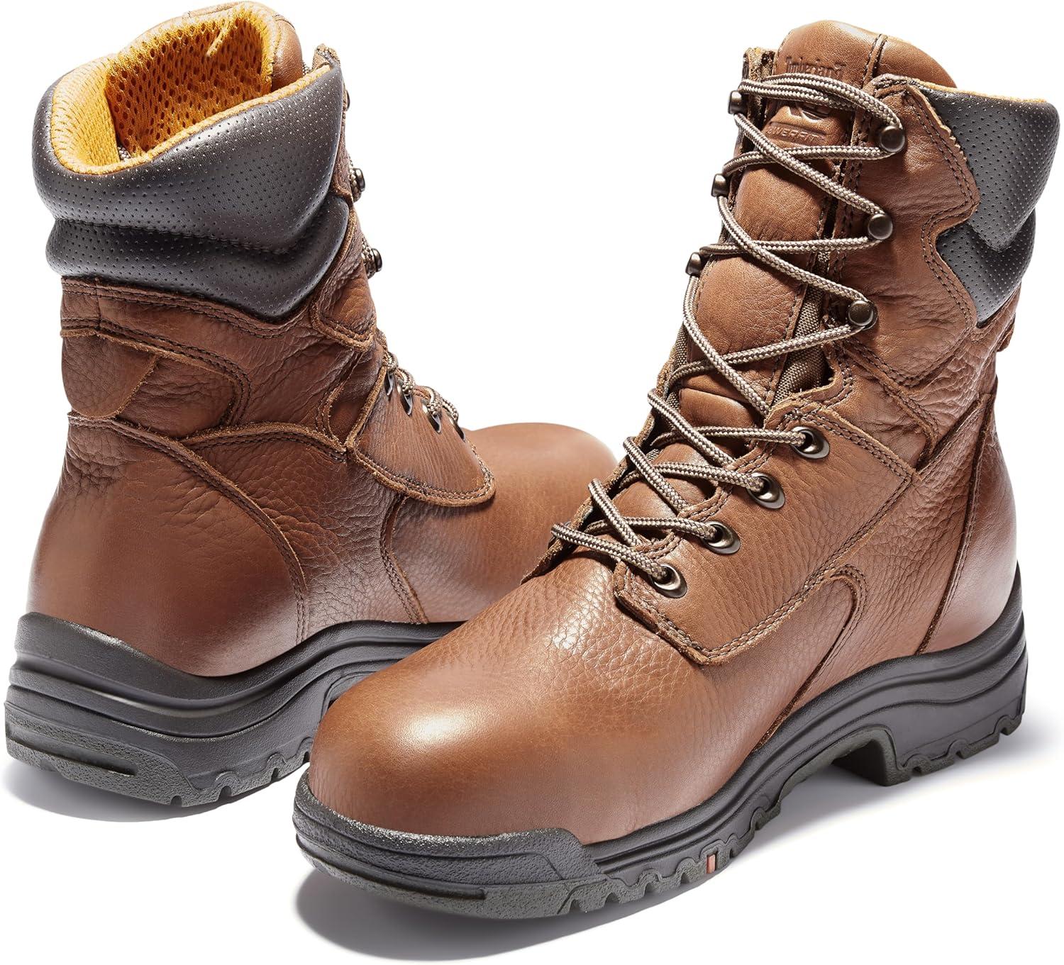 Timberland PRO Men's Titan 8 Inch Alloy Safety Toe Waterproof Industrial Work Boot