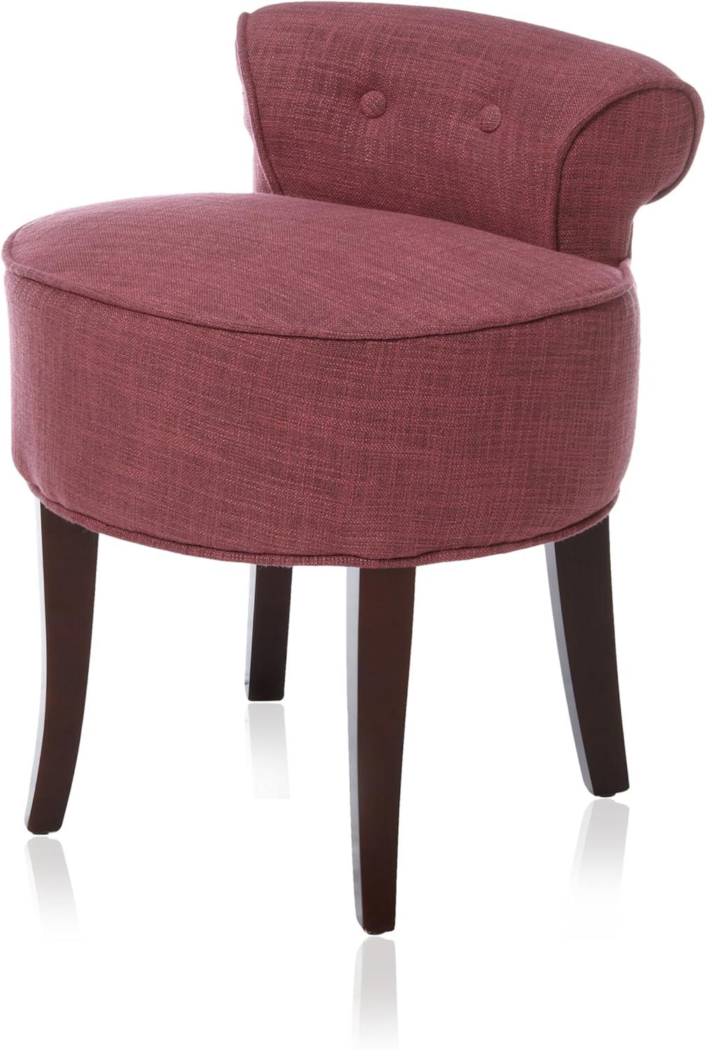 Georgia Vanity Stool - MCR4546 - Rose - Safavieh