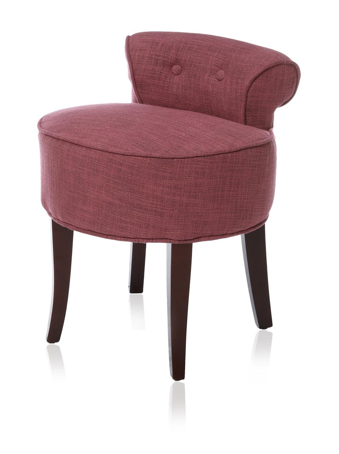 Georgia Vanity Stool - MCR4546 - Rose - Safavieh
