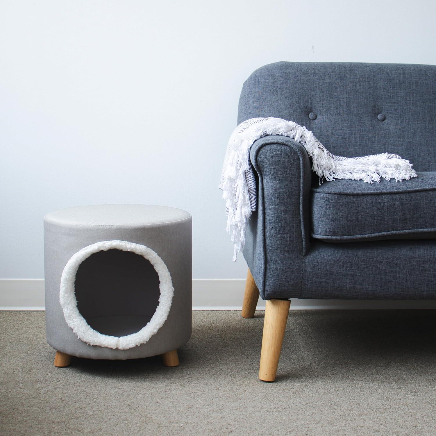 Humble Crew Brooklyn Tufted & Storage Bench, Gray