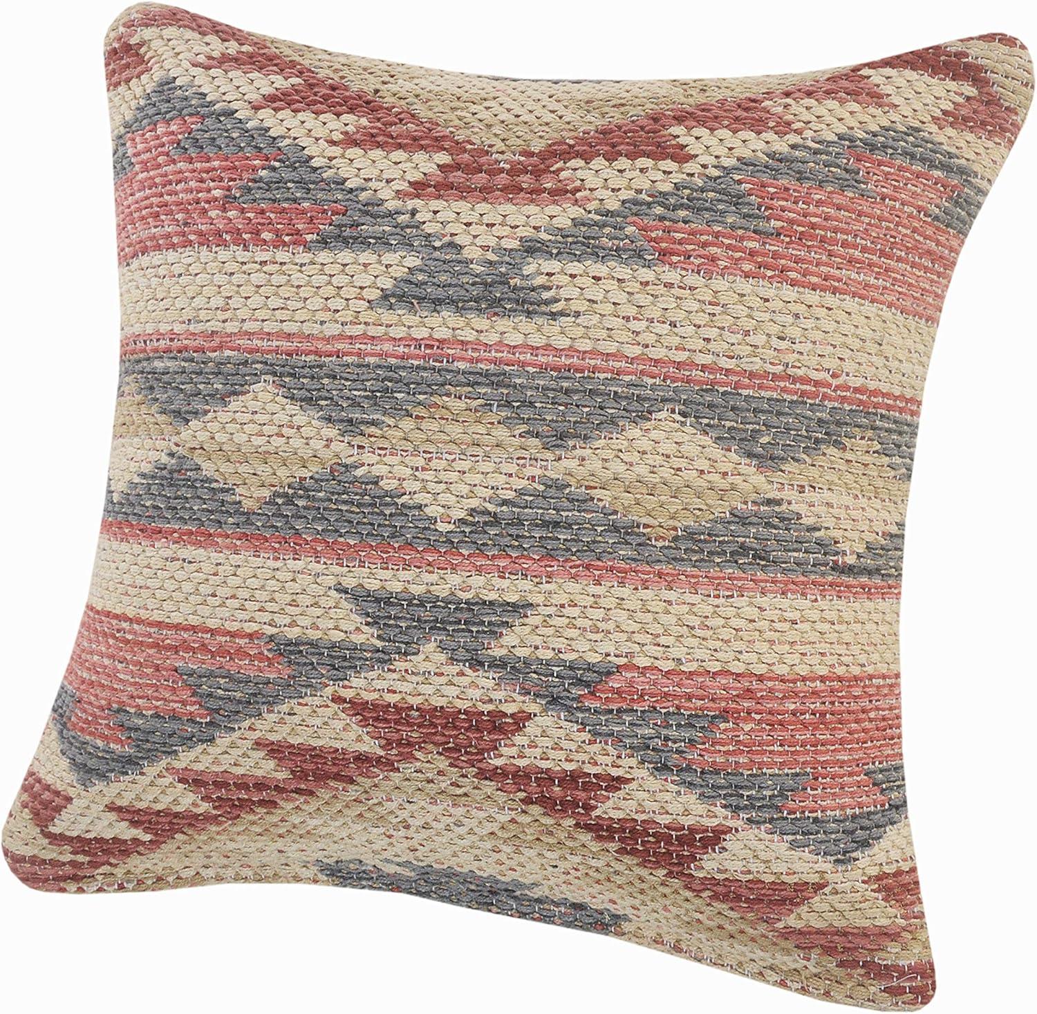 Analee Textured Cotton Throw Pillow