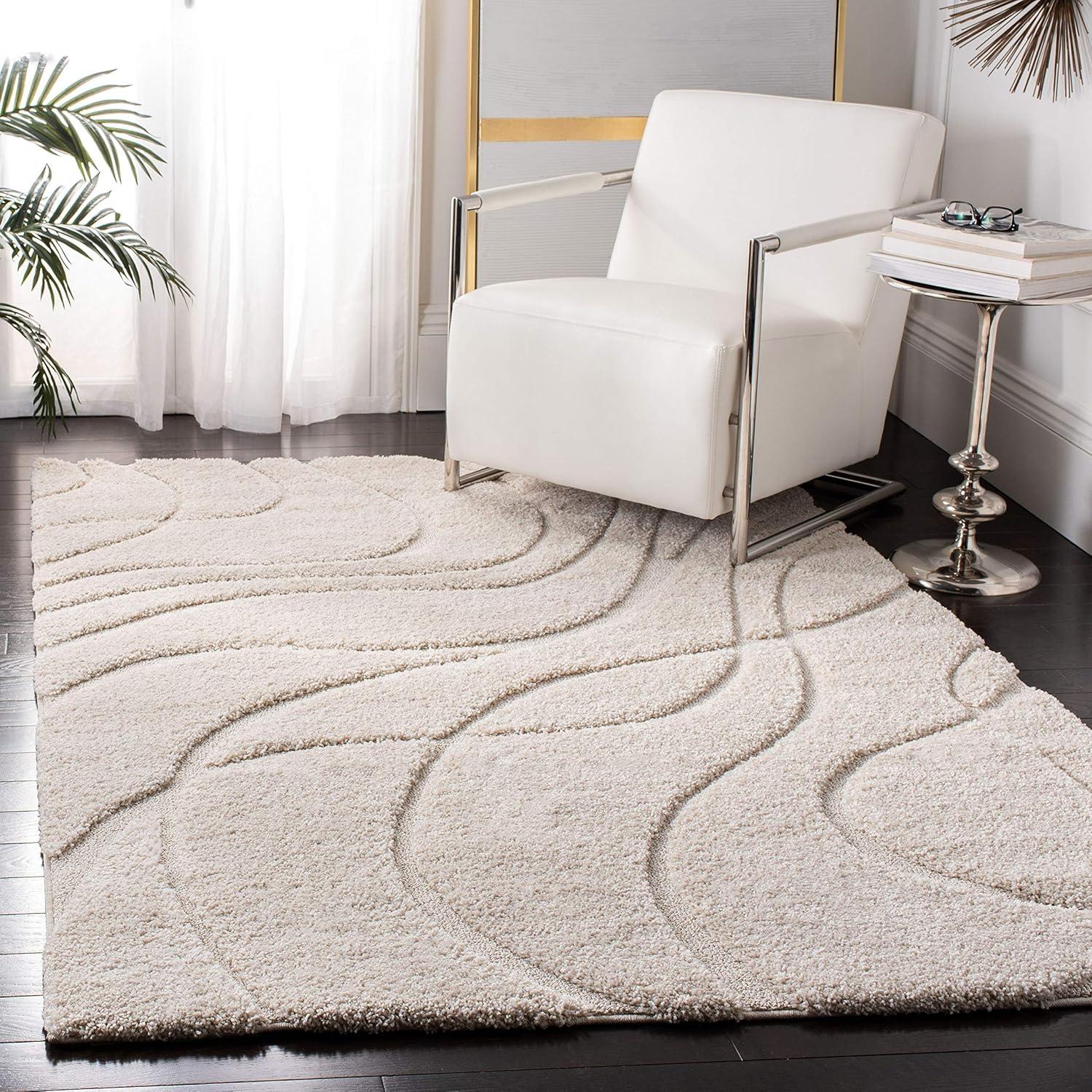 Florida Shag SG471 Power Loomed Rugs - Safavieh