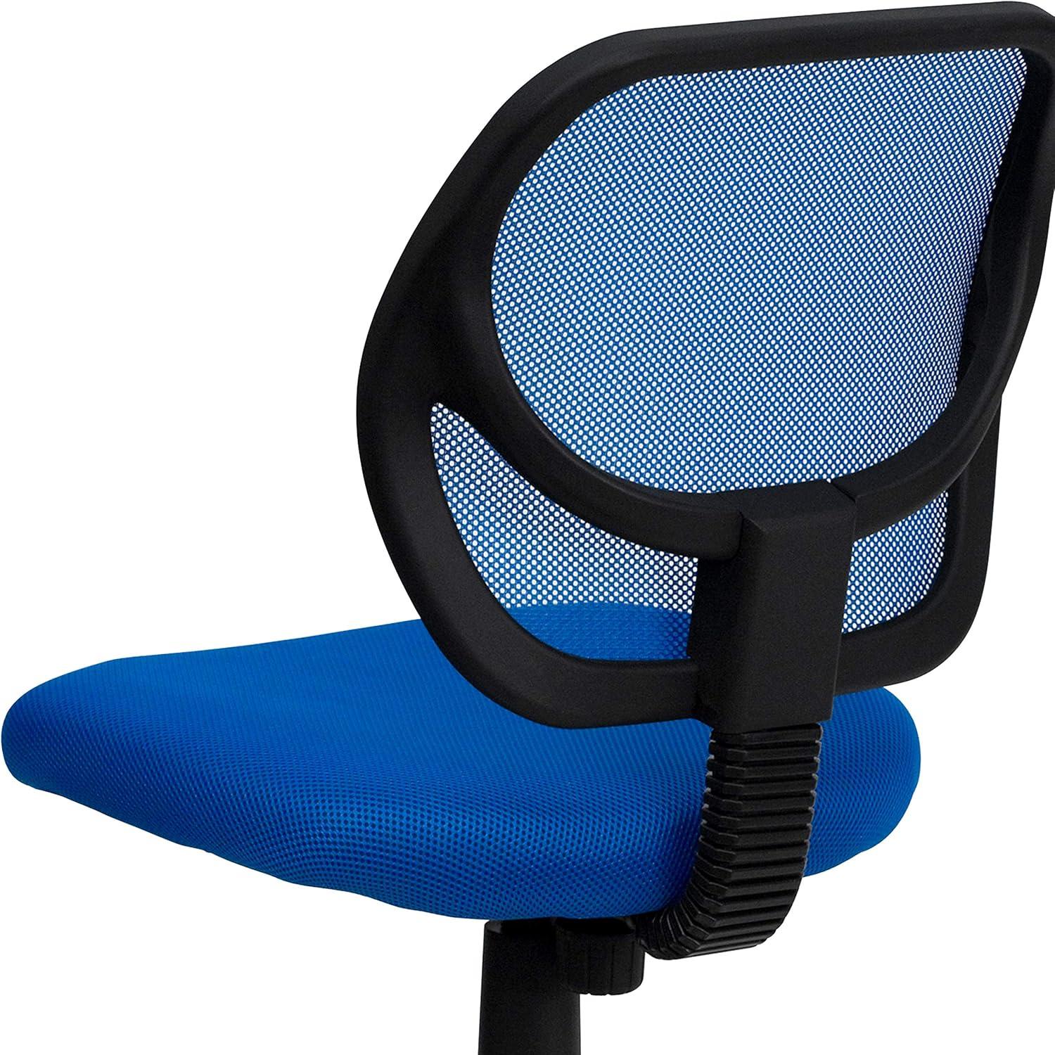 Flash Furniture Low Back Mesh Swivel Task Office Chair with Curved Square Back