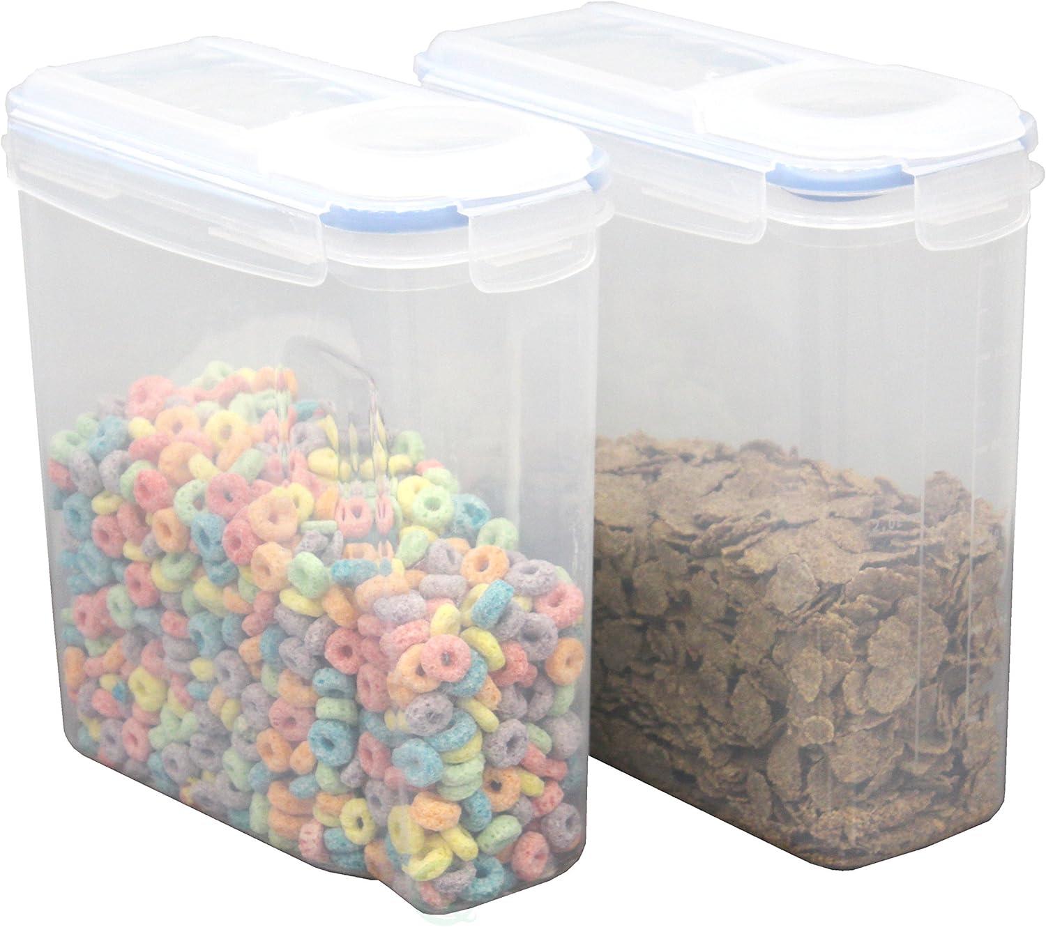 Food Storage - Set of 2 Containers and 2 Lids