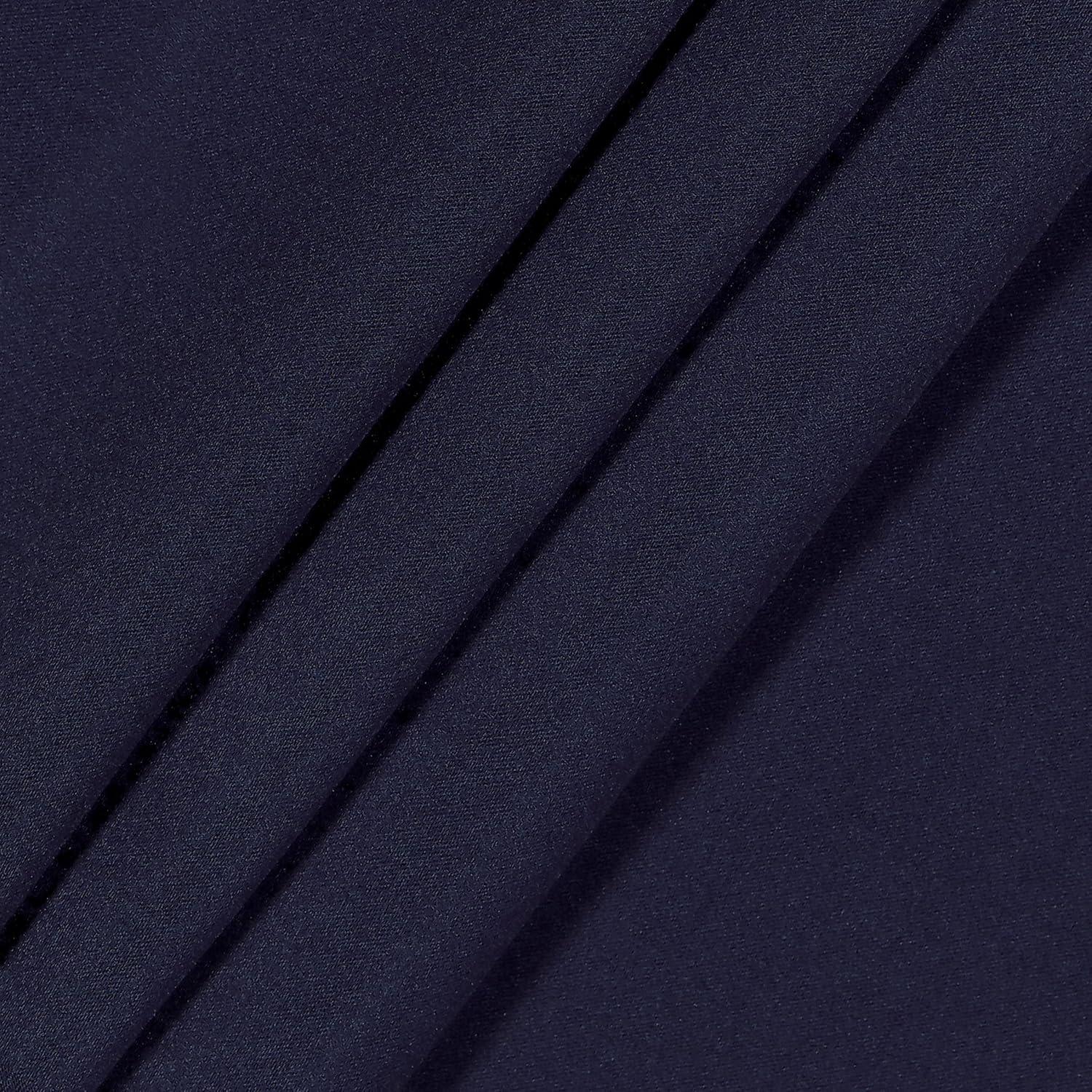 Eclipse Tricia Solid Curtain Panel, Room Darkening Rod Pocket Curtain Thermapanel (1 Panel)