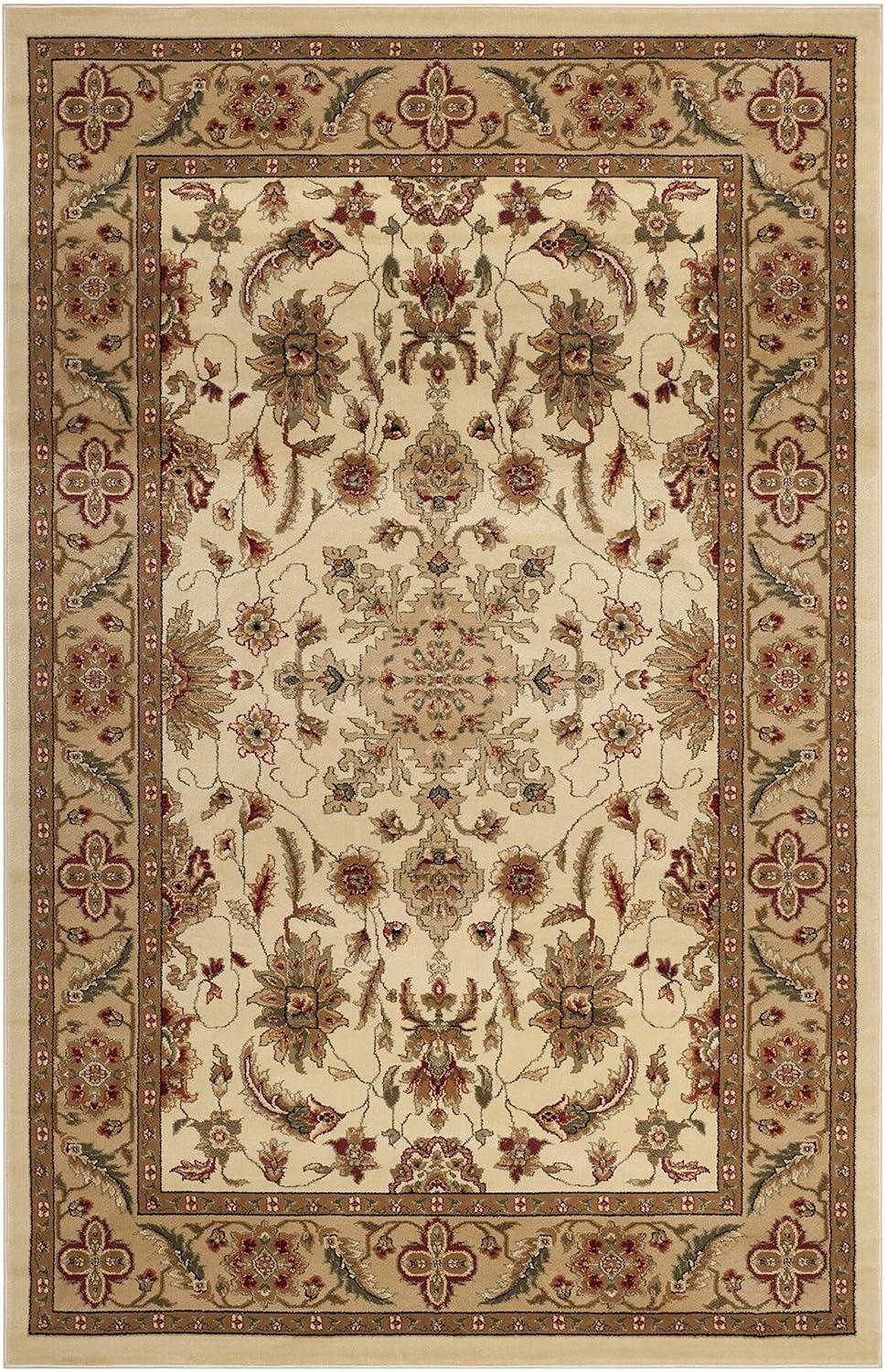 Lyndhurst LNH211 Power Loomed Area Rug - Ivory/Tan - 8'x11' - Safavieh.