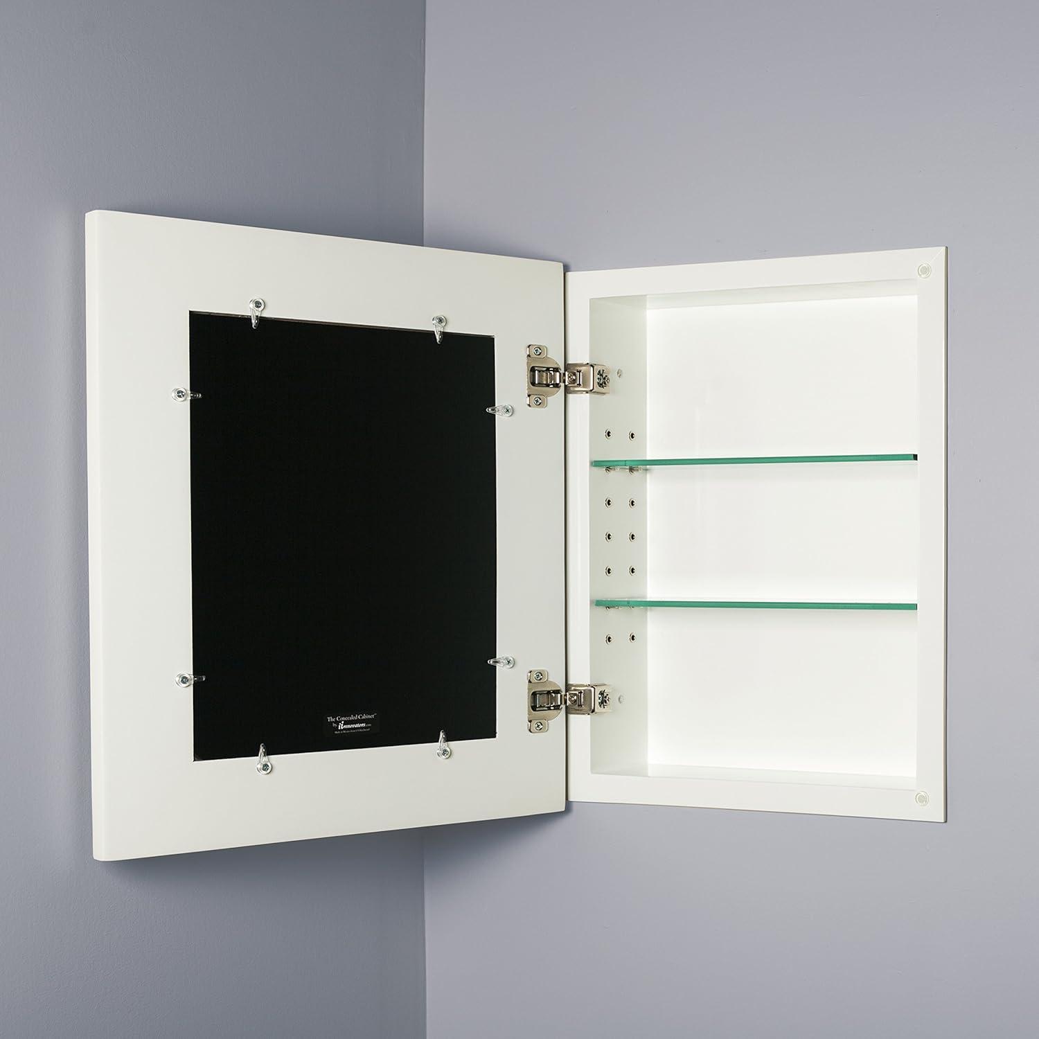 Recessed Mirrored Medicine Cabinet by Fox Hollow Furnishings