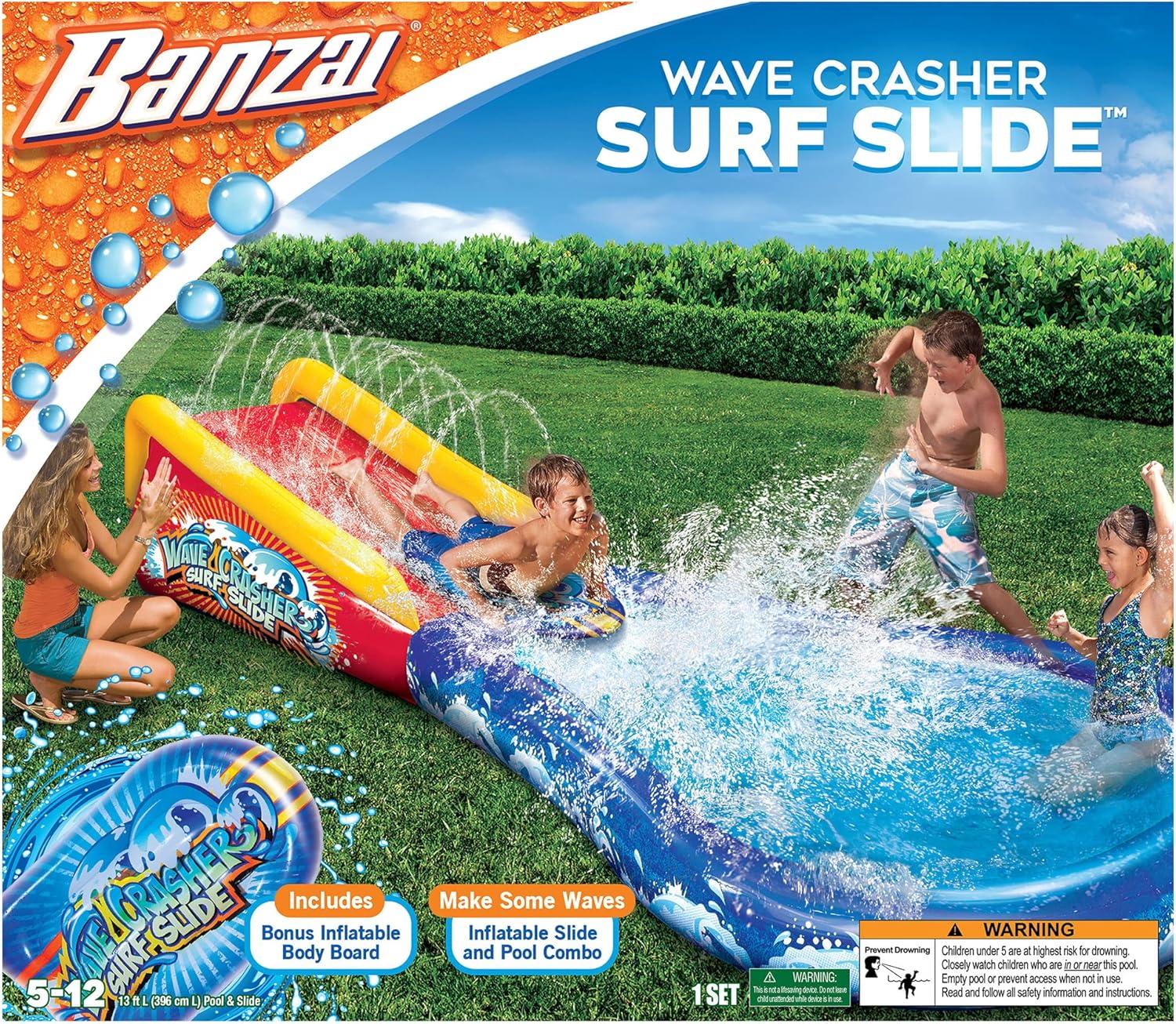 BANZAI Wave Crasher Surf Slide