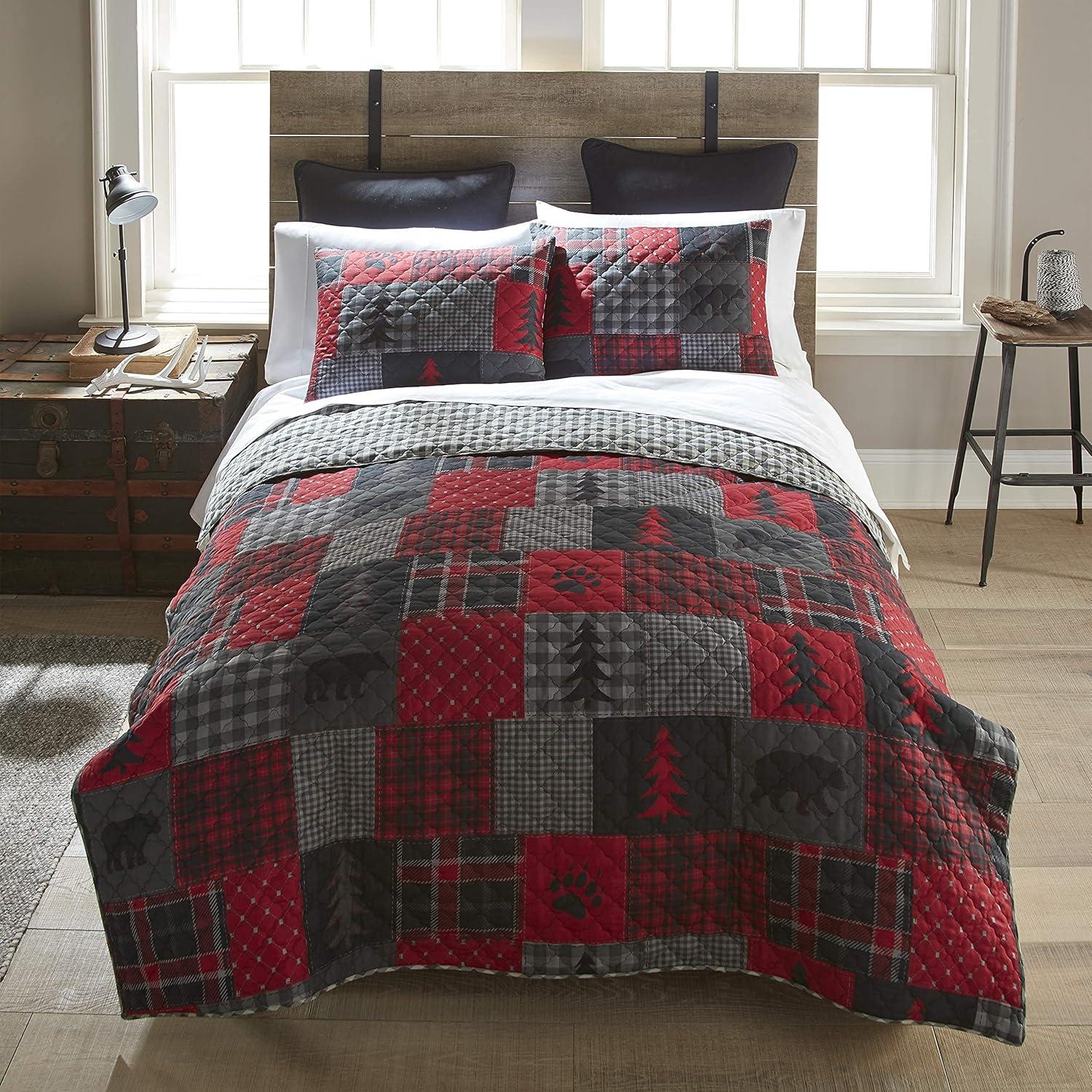 Donna Sharp Forest Quilted Patchwork Quilt