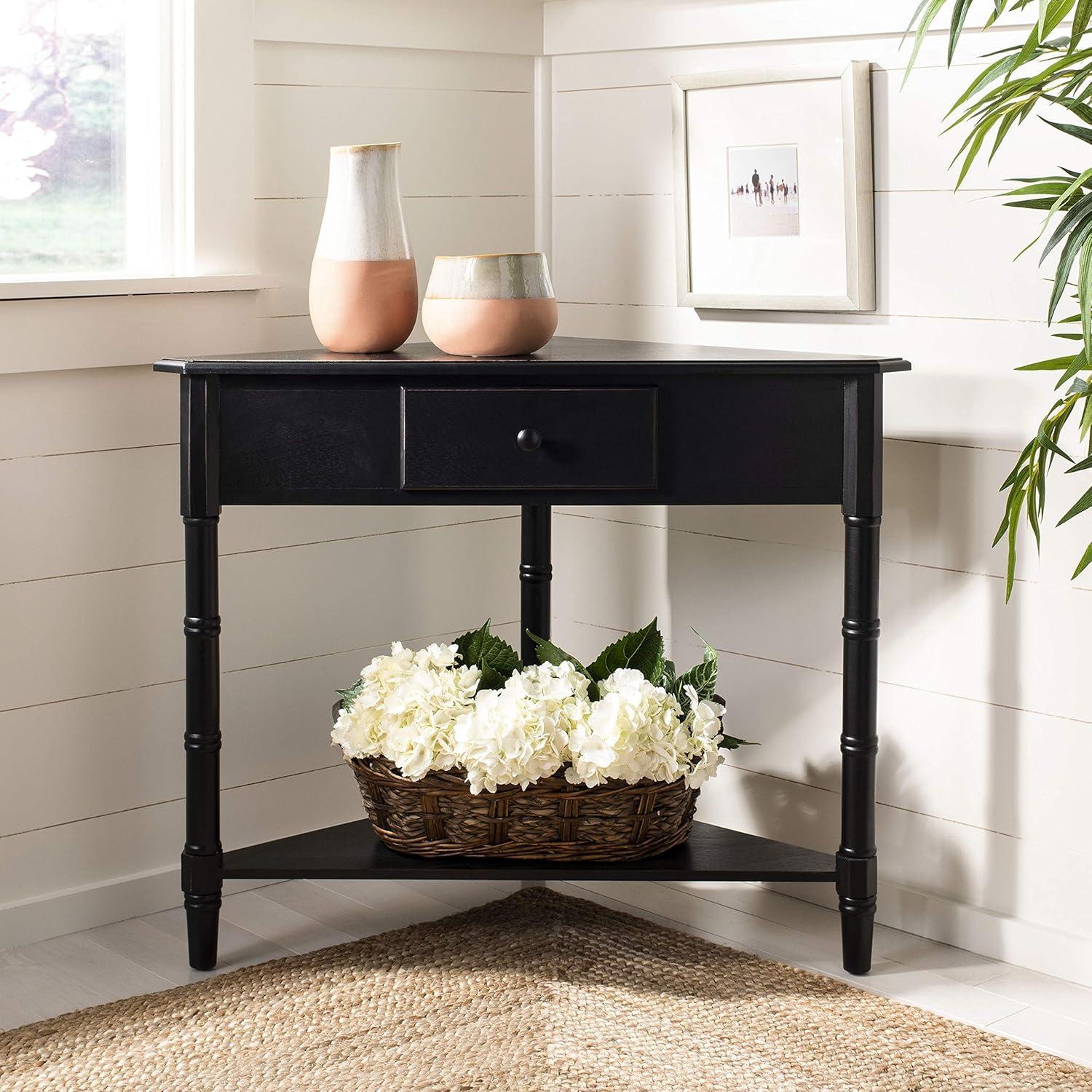 Gomez Corner Console Table  - Safavieh