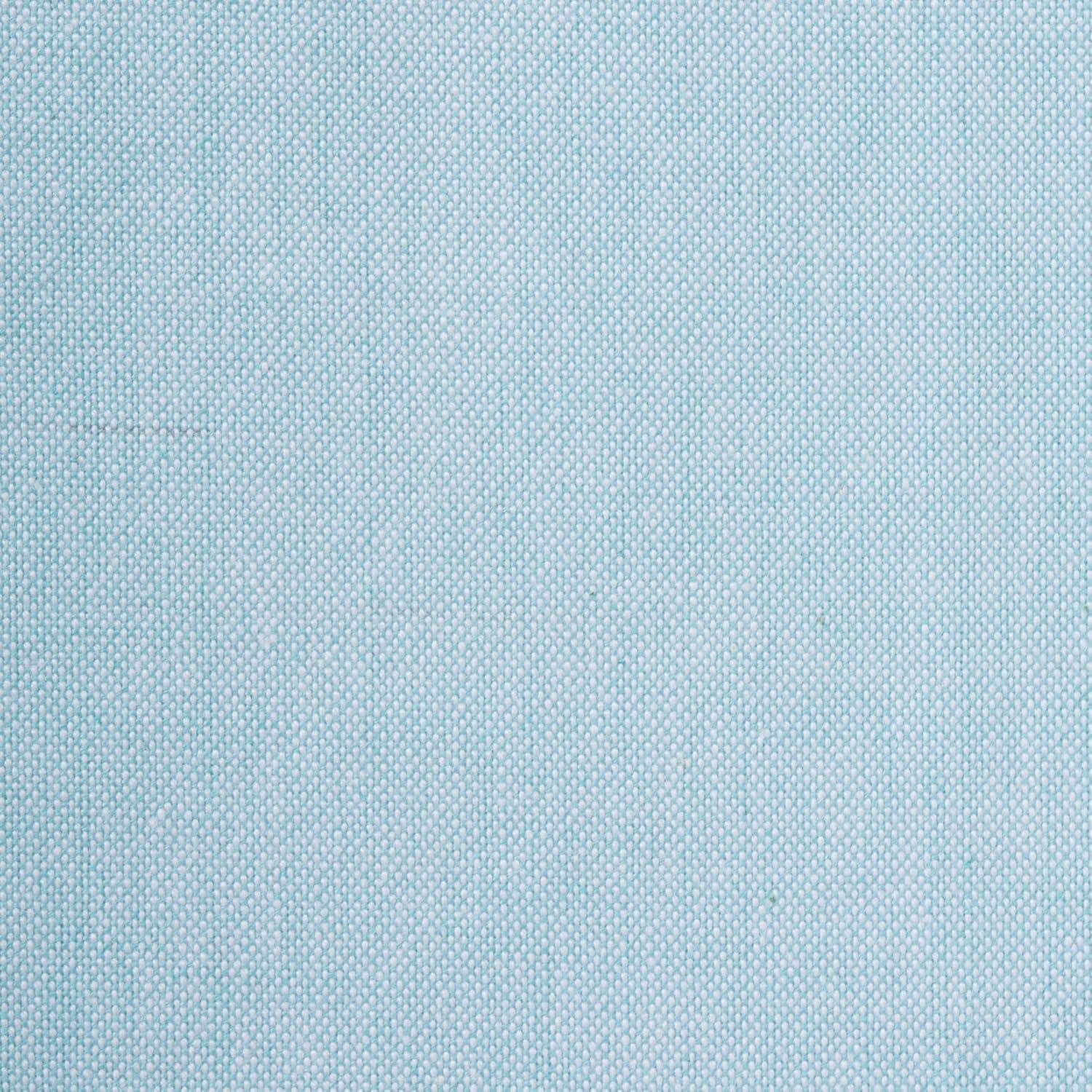 AQUA SOLID CHAMBRAY TABLE RUNNER 14x72