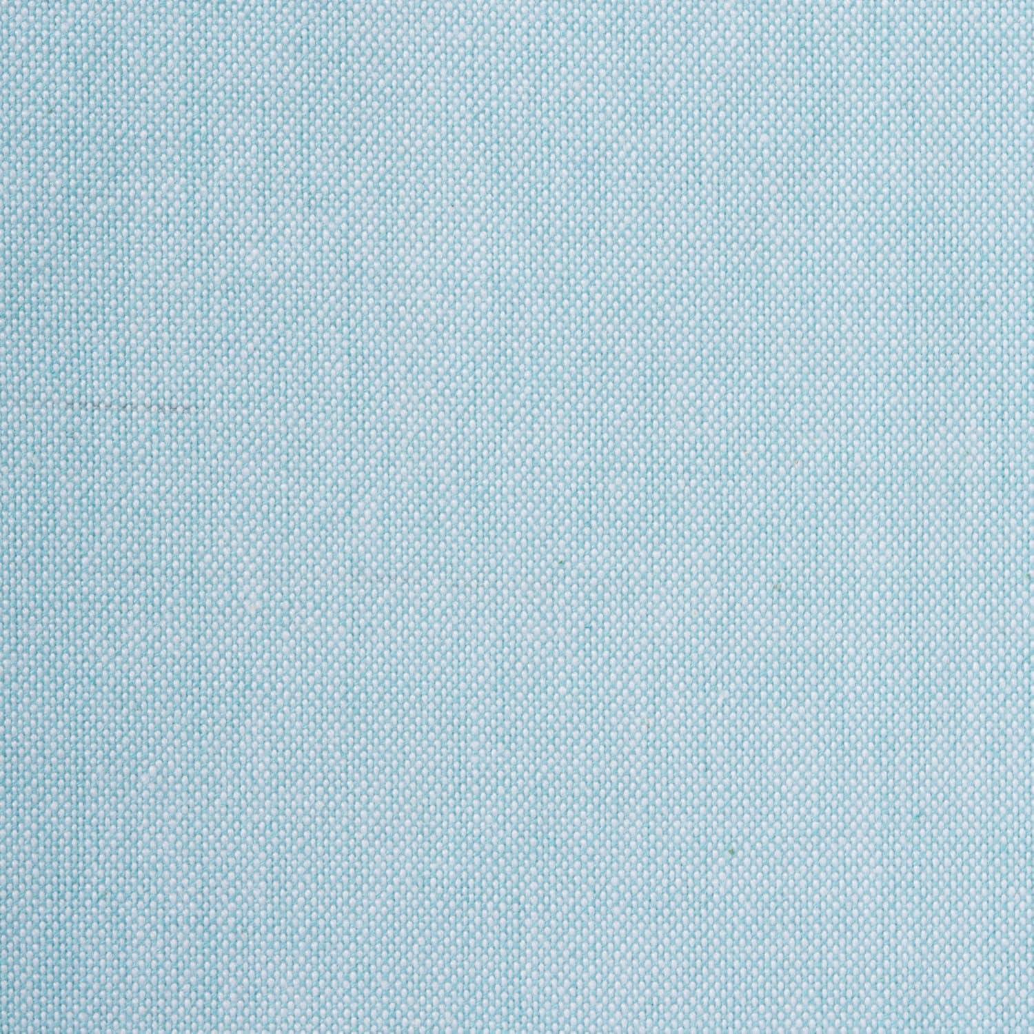 AQUA SOLID CHAMBRAY TABLE RUNNER 14x72