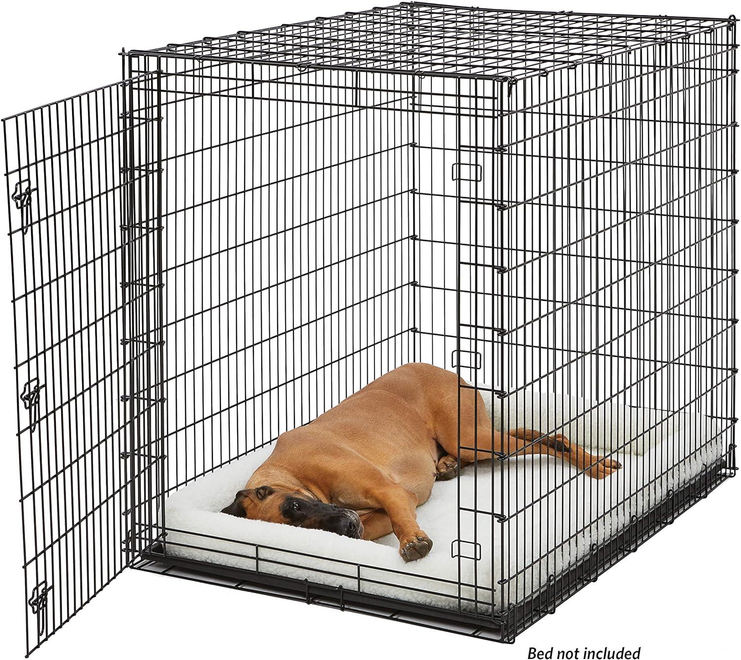 MidWest Homes For Pets XX-Large Single Door Metal Wire Dog Crate, 54"