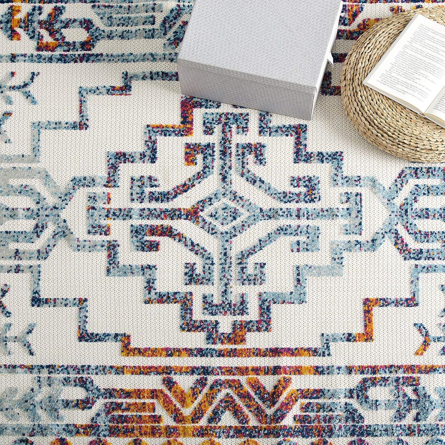 Modway Modway Reflect Nyssa Geometric Southwestern Indoor and Outdoor Area Rug