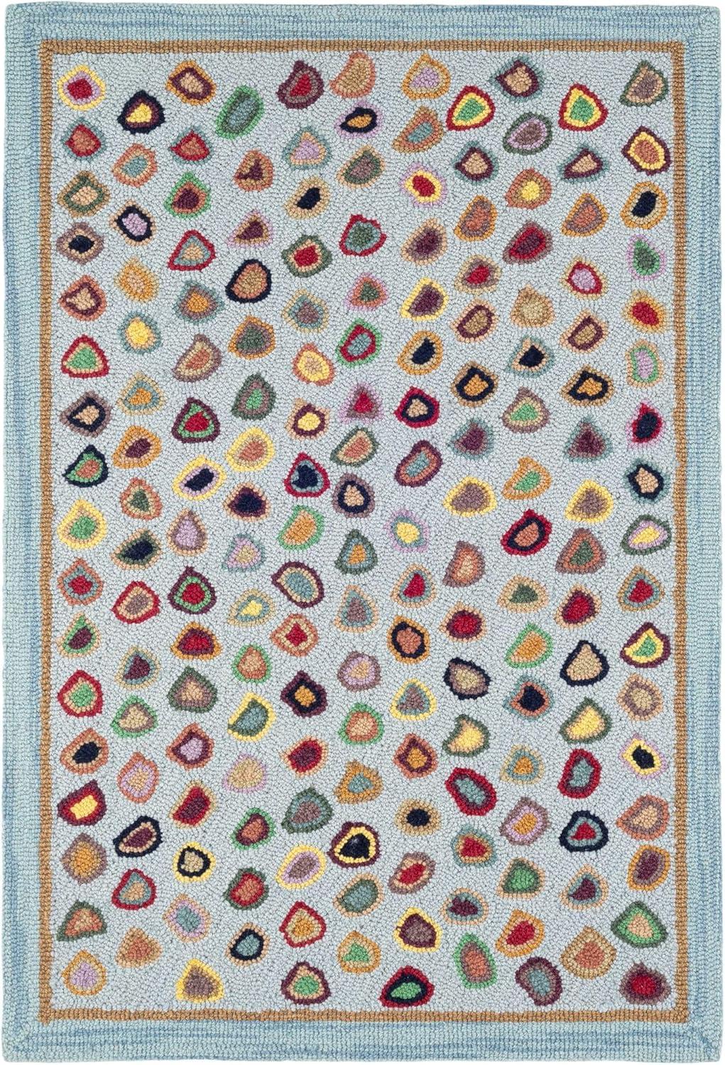 Cat'S Paw Pastel Hand Micro Hooked Wool Rug