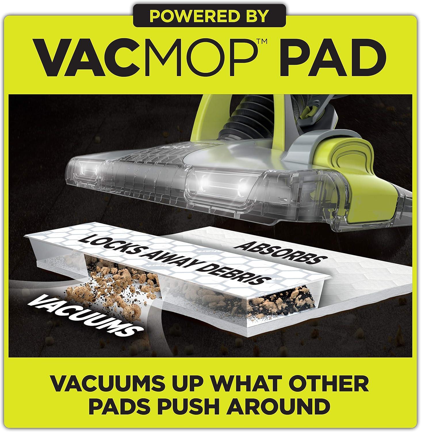 Shark Vacmop Pro Cordless Hard Floor Disposable Pad Vacuum Mop, Charcoal Gray