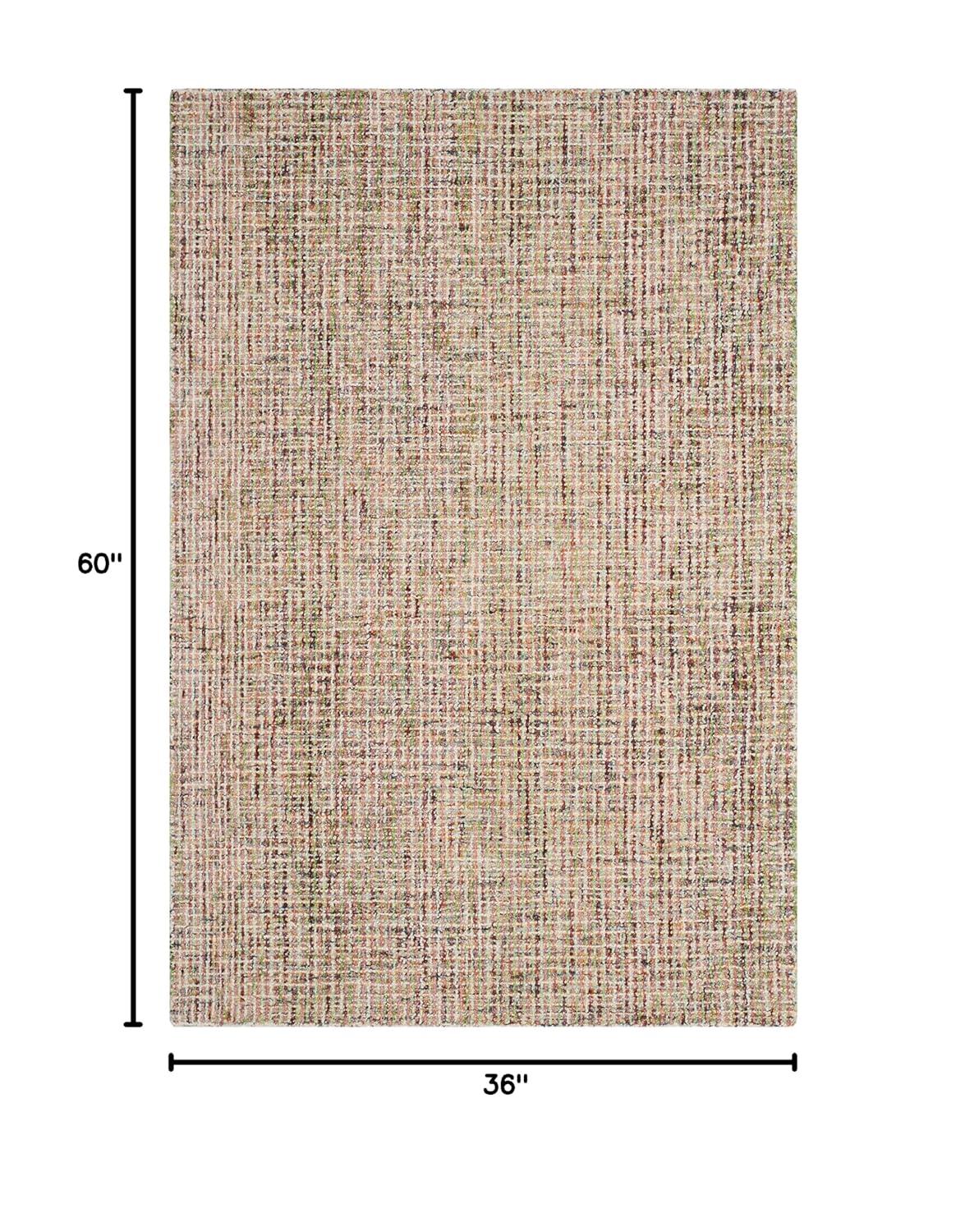 Abstract ABT468 Handmade Indoor Accent Rug - Gold/Blue - 3'x5' - Safavieh