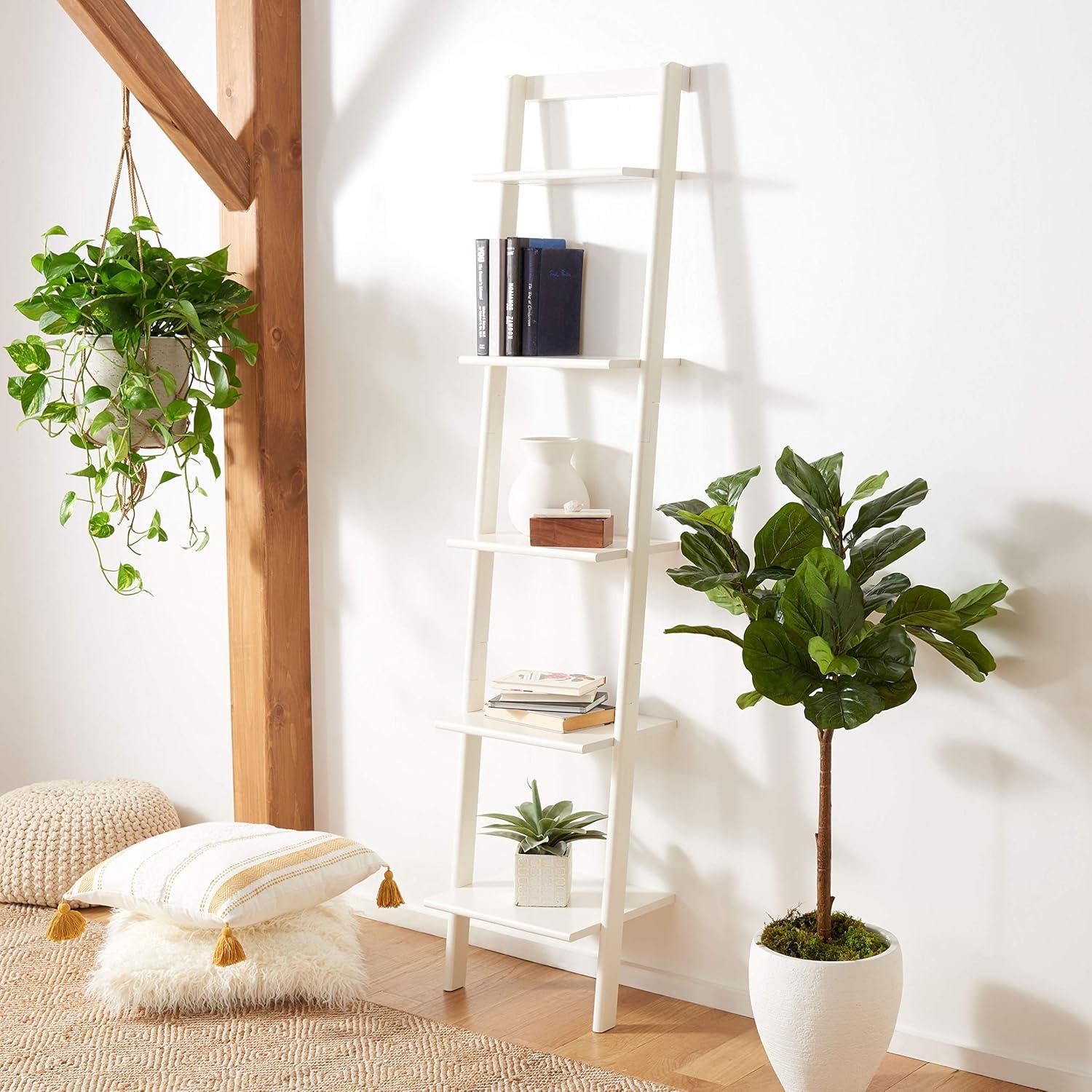 Allaire 5 Tier Leaning Etagere - ETG9400 - White - Safavieh