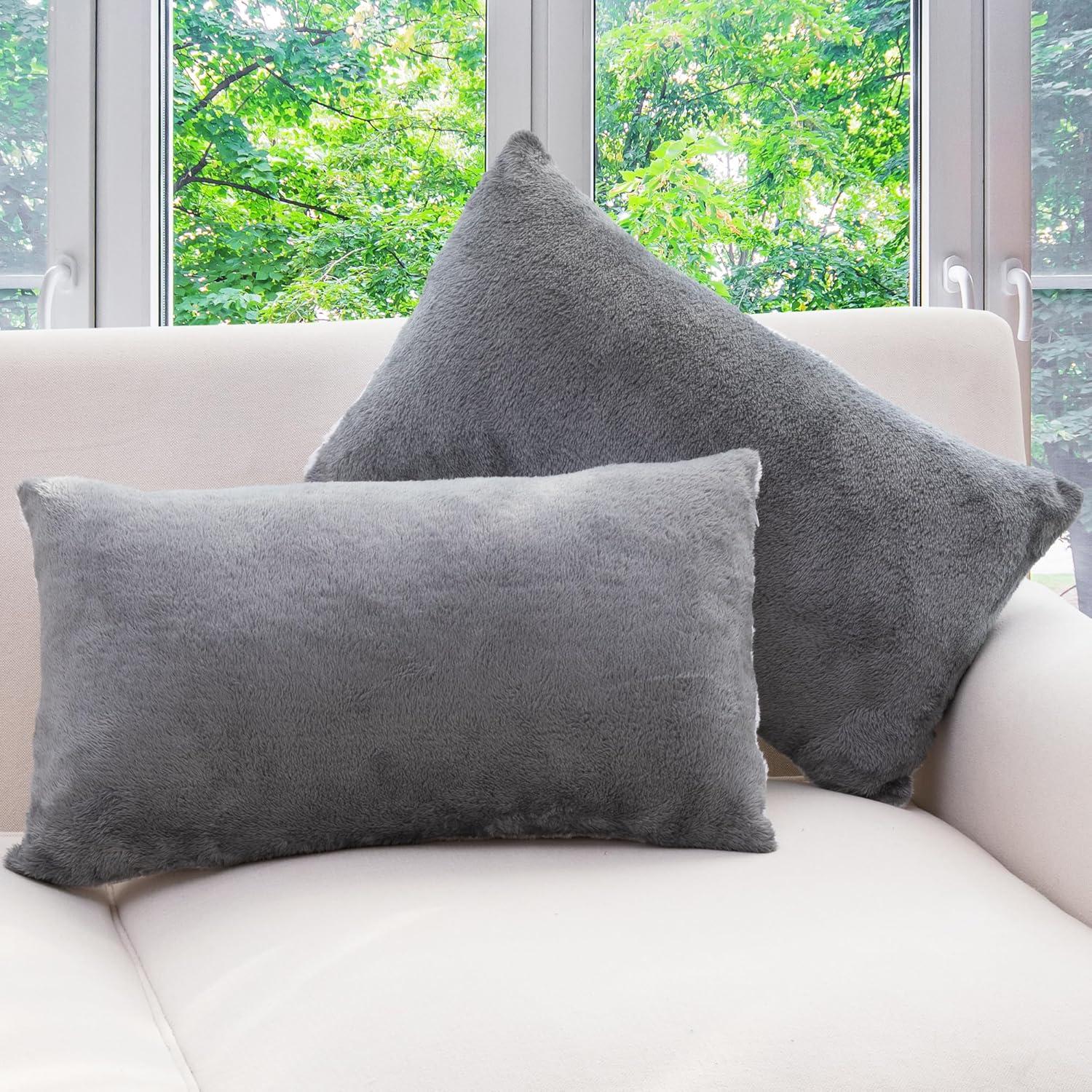 Cheer Collection Reversible Throw Pillow (Set of 2)