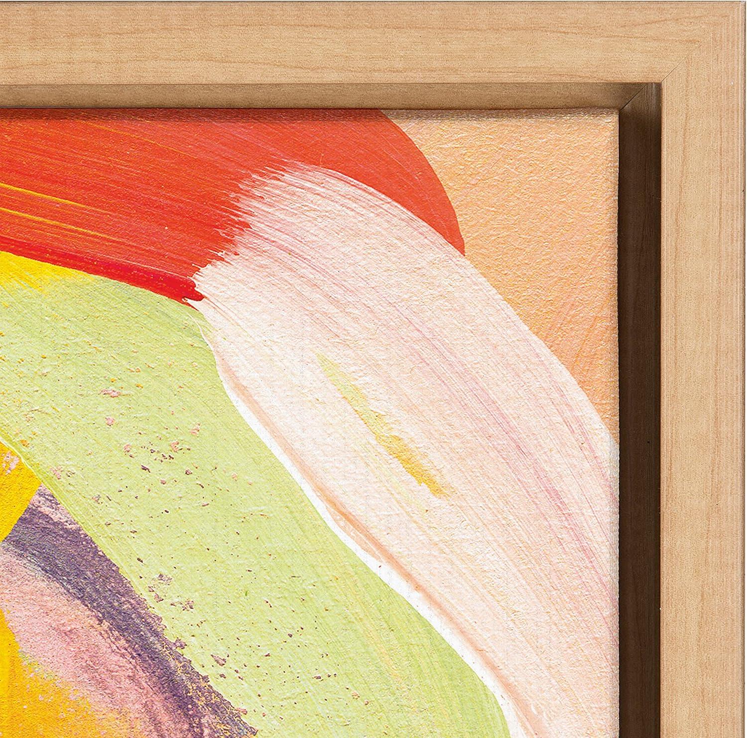 Natural Abstract Canvas Print with Polystyrene Frame, 18x24