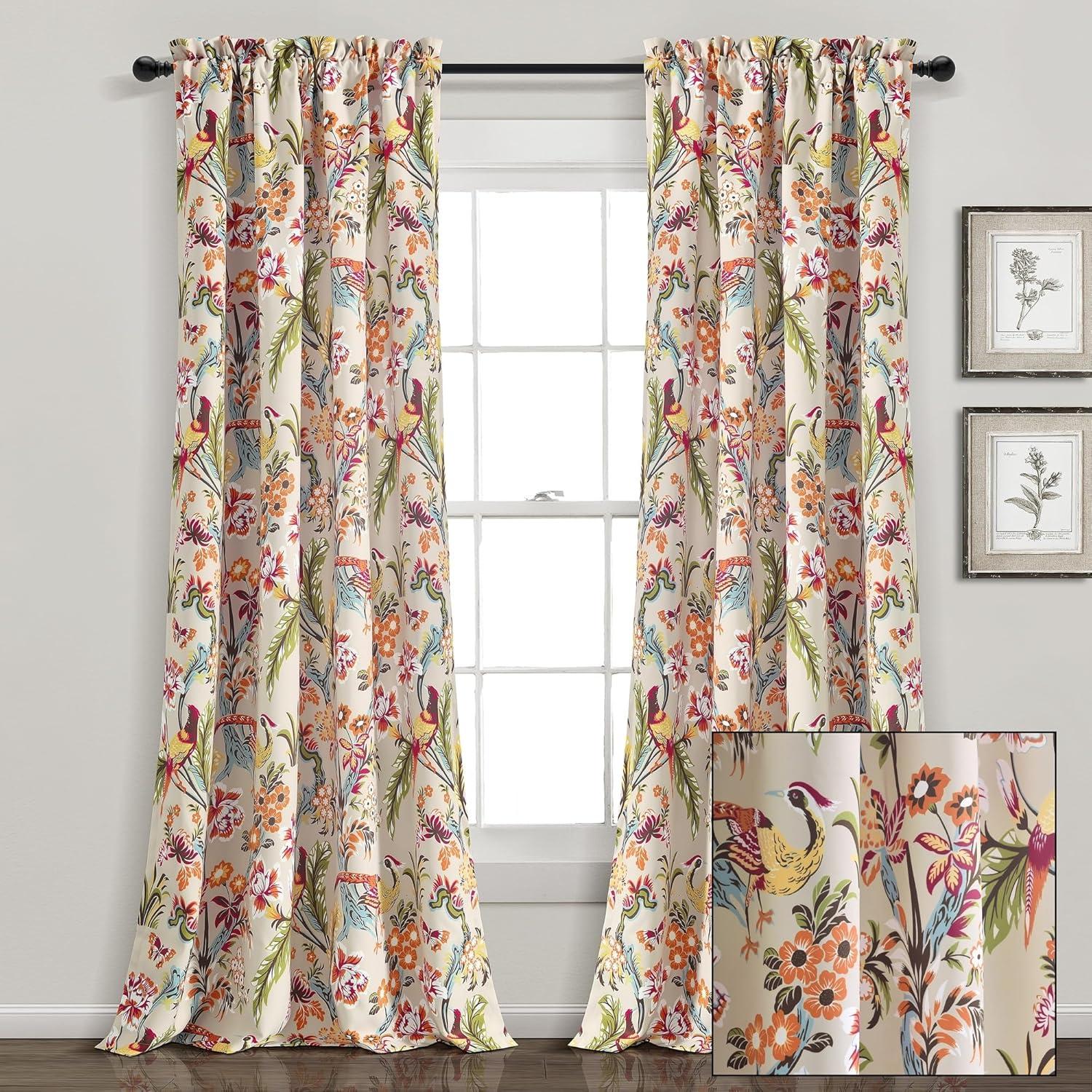 Polyester Room Darkening Curtain Pair